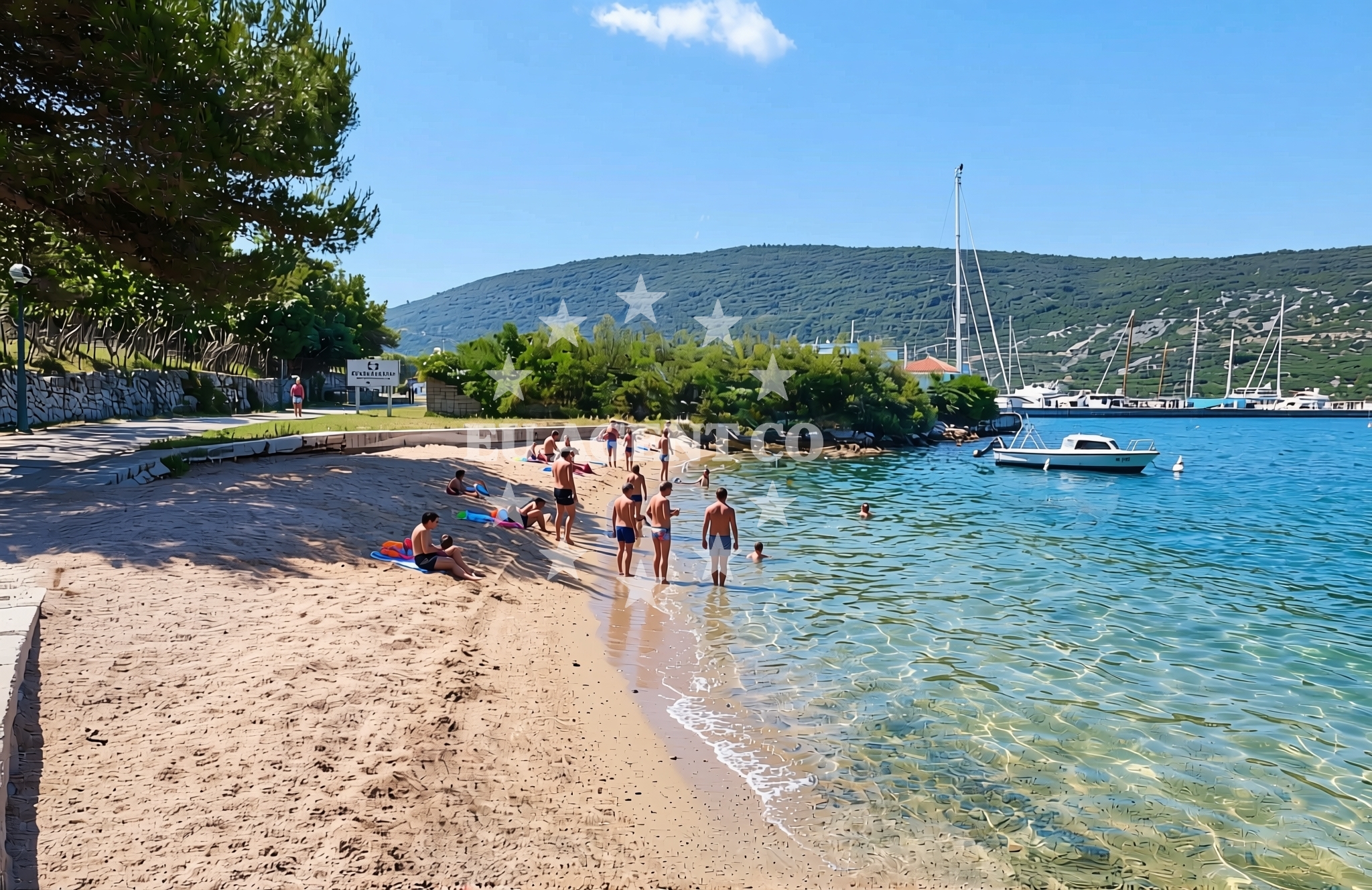 Additional view of Grabar Beach in GRABAR 119, Cres