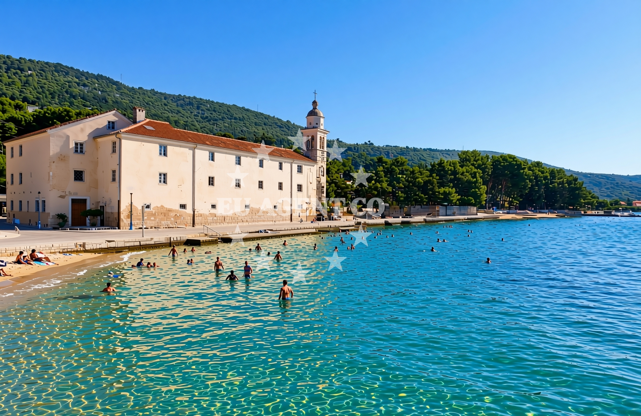 Additional view of Grabar, Cres (Cres) Beach in Grabar