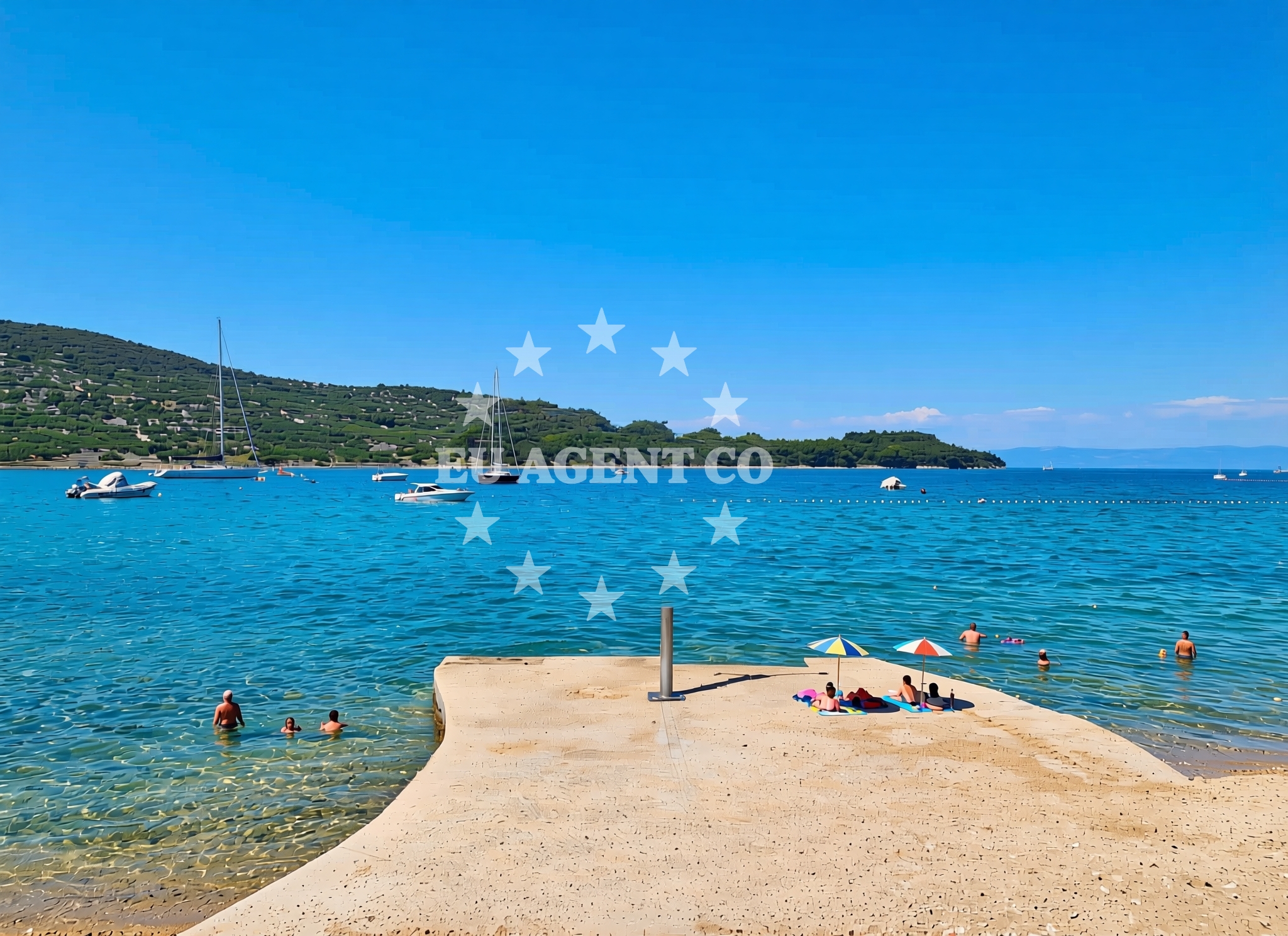 Additional view of Grabar, Cres (Cres) Beach in Grabar