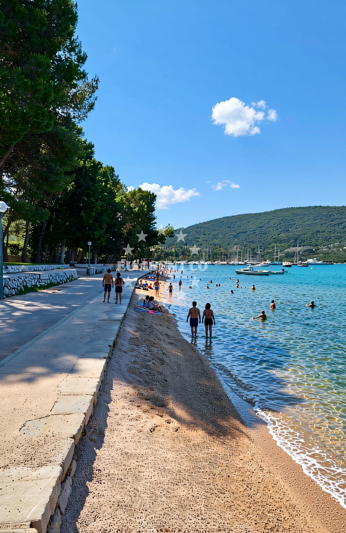 Additional view of Grabar, Cres (Cres) Beach in Grabar