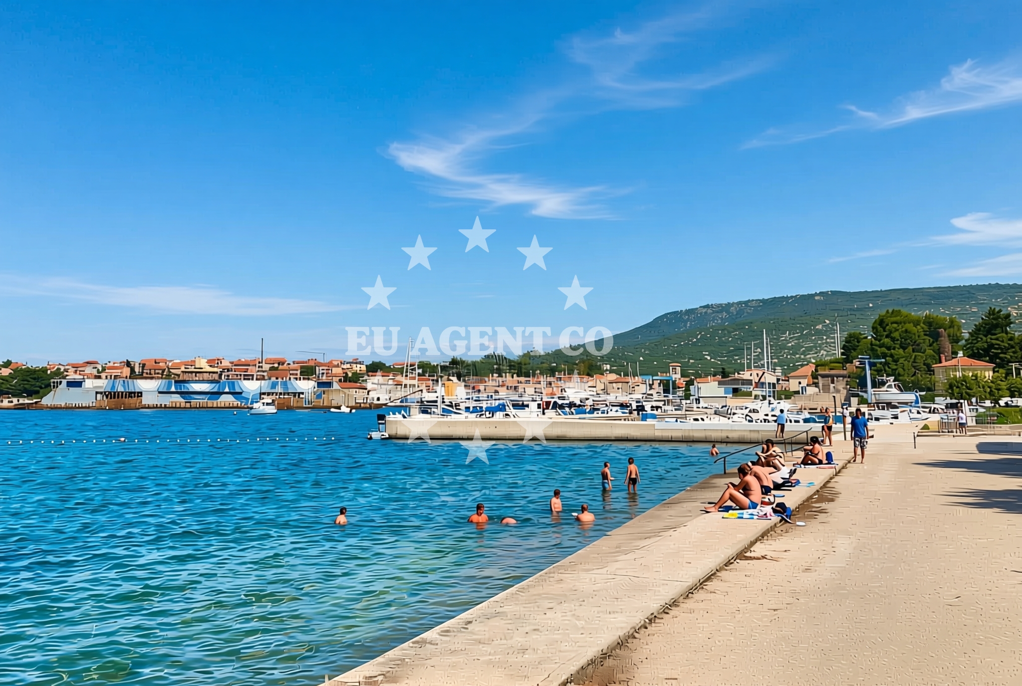 Additional view of Grabar, Cres (Cres) Beach in Grabar