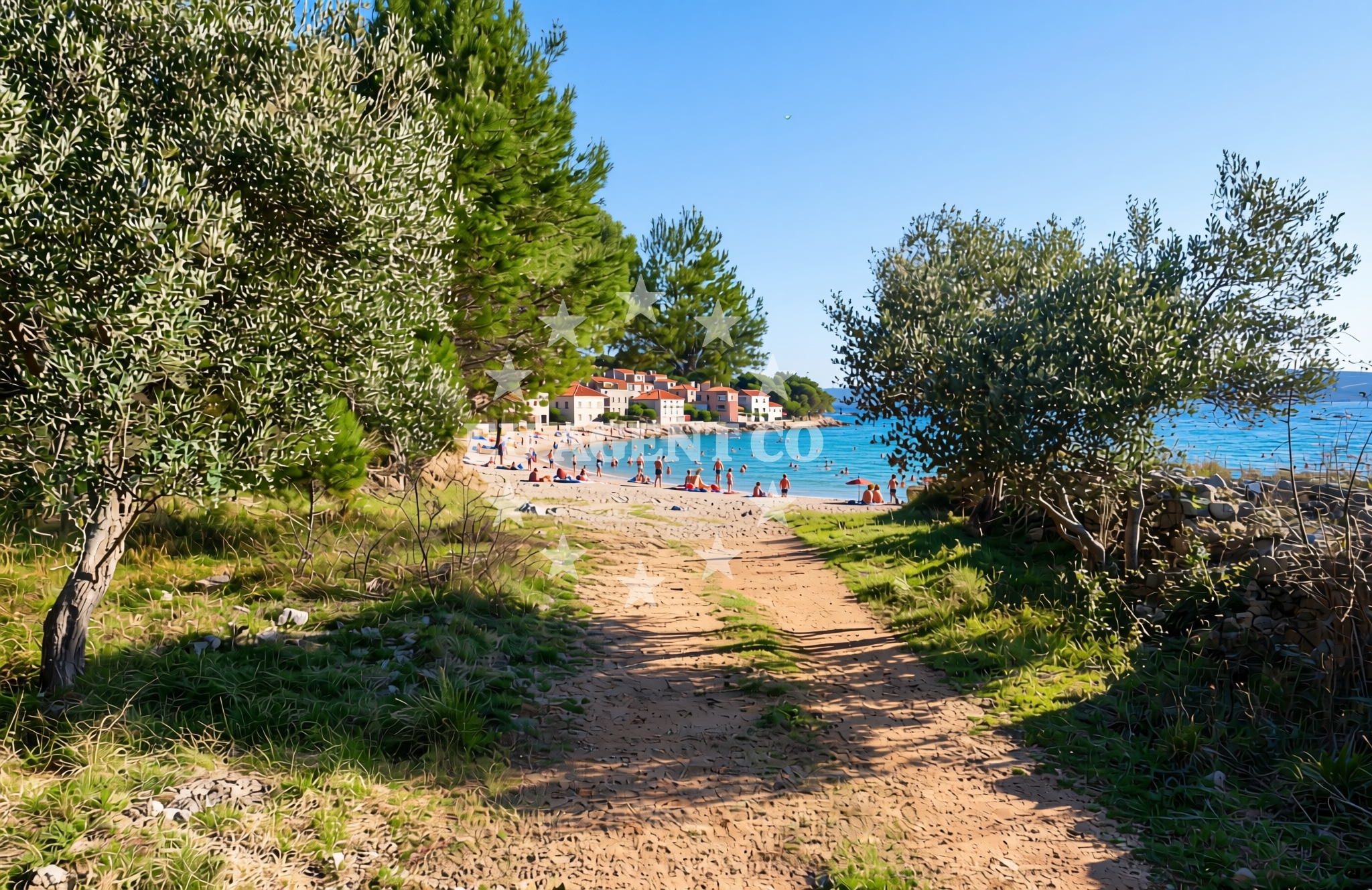 Additional view of Gračac (Skradin): beaches and coves (1) in Gračac (Skradin)