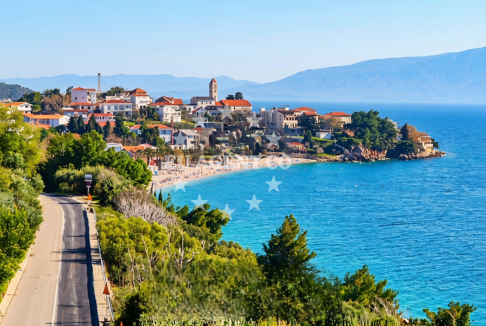 Additional view of Gradac beach in , Gradac