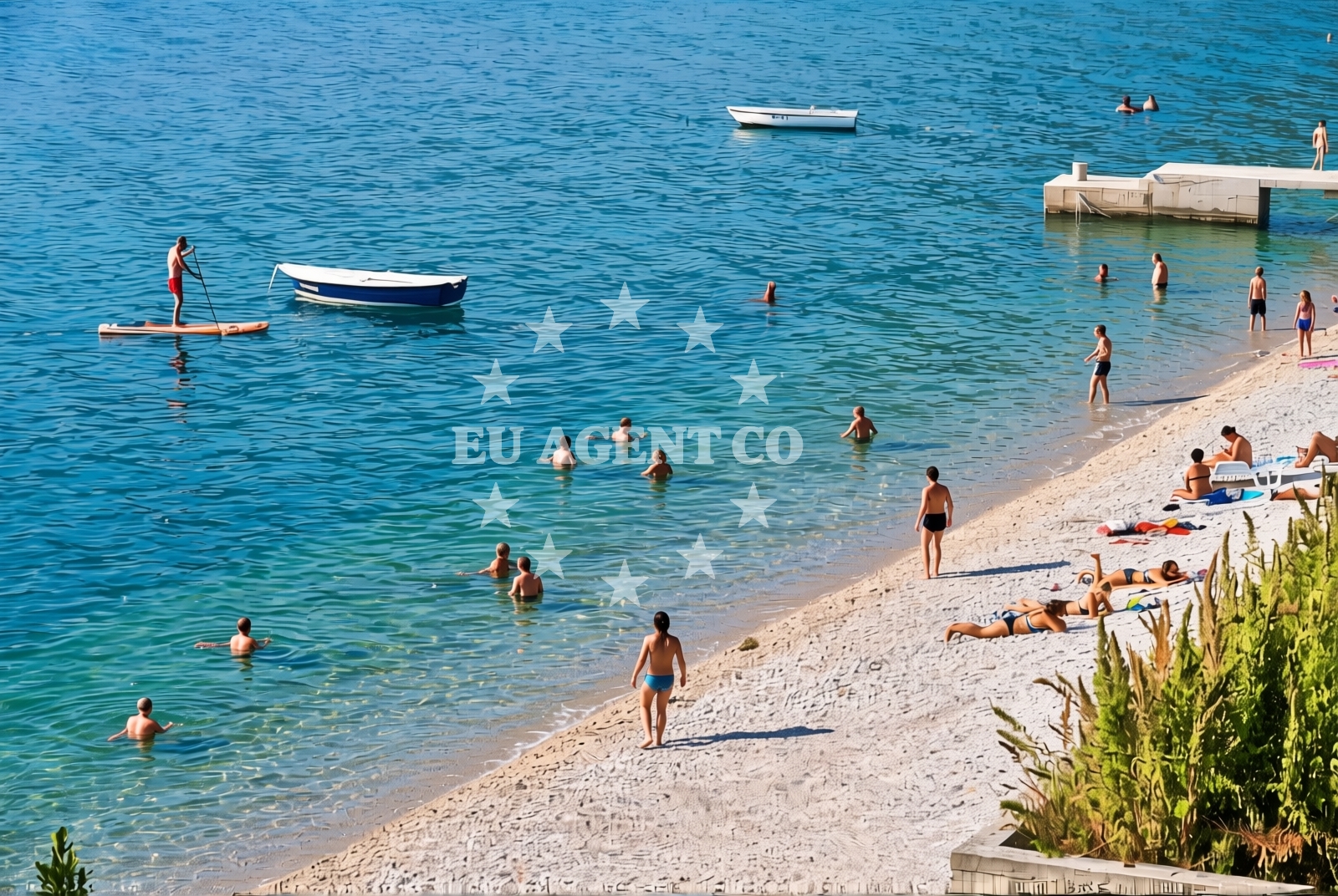 Additional view of Gradac beach in , Gradac