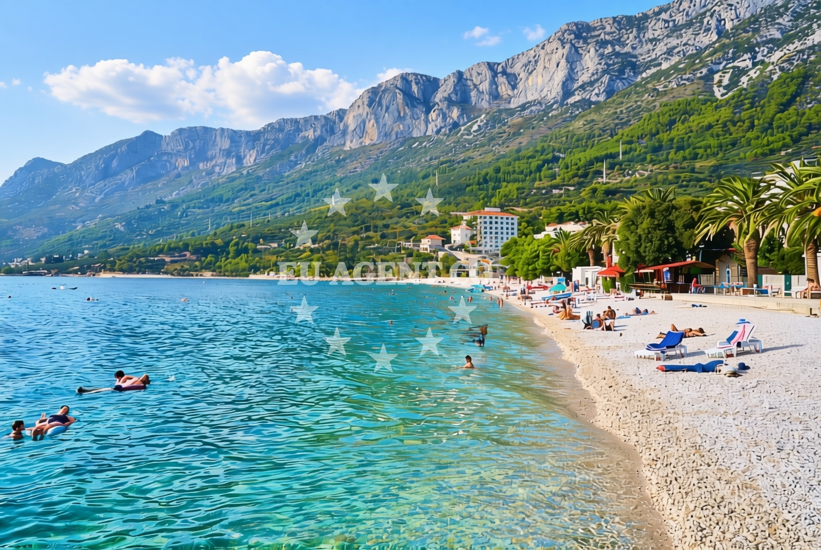 Additional view of Gradac beach in , Gradac