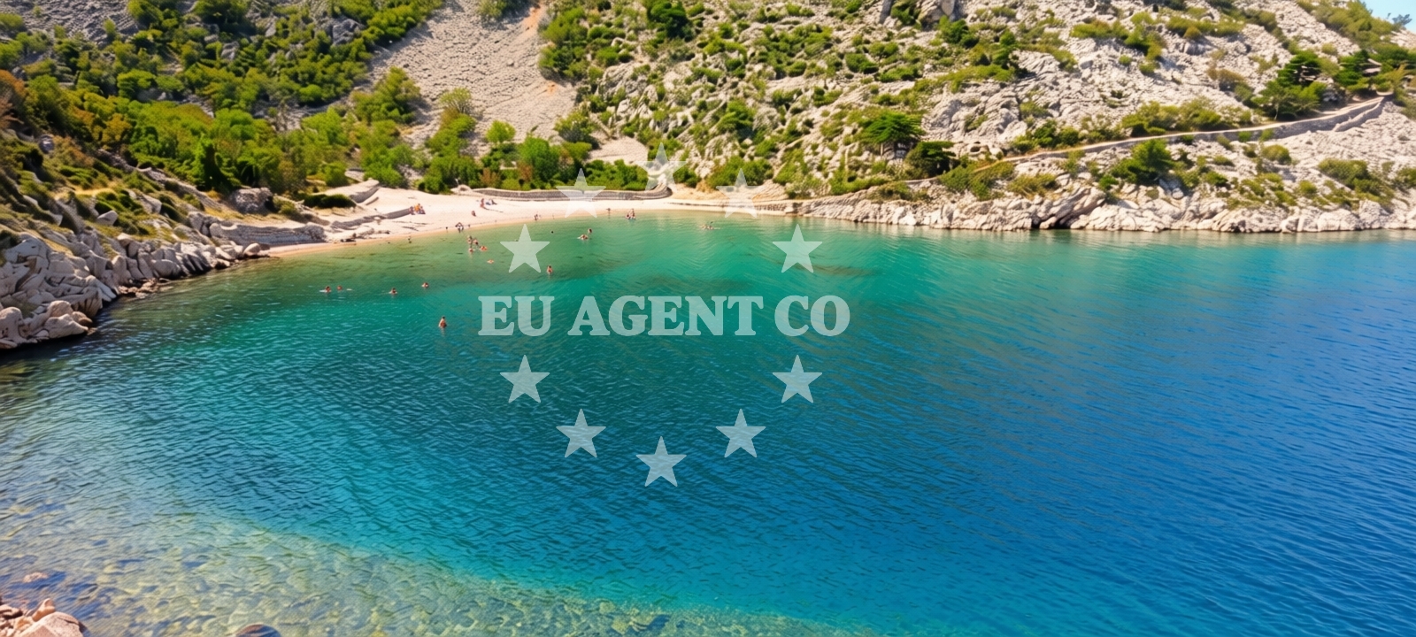 Sea and coastal view of Gradina Beach in Starigrad 29b, Starigrad