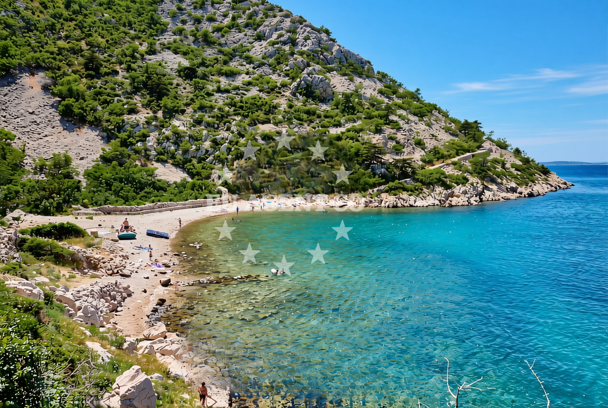 Additional view of Gradina Beach in Starigrad 29b, Starigrad