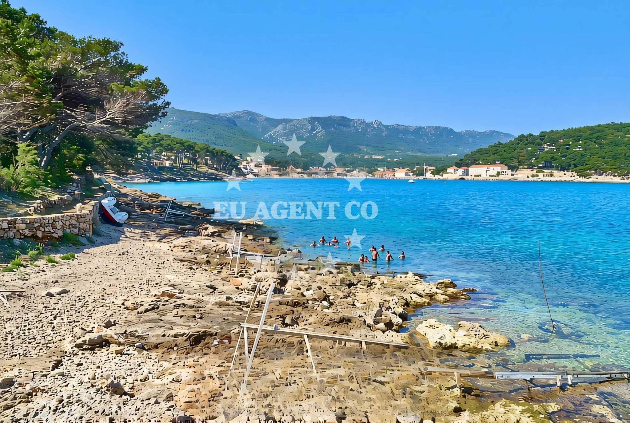 Additional view of Gradina (dog beach), Jelsa (Hvar) Beach in Gradina (plaža za pse)