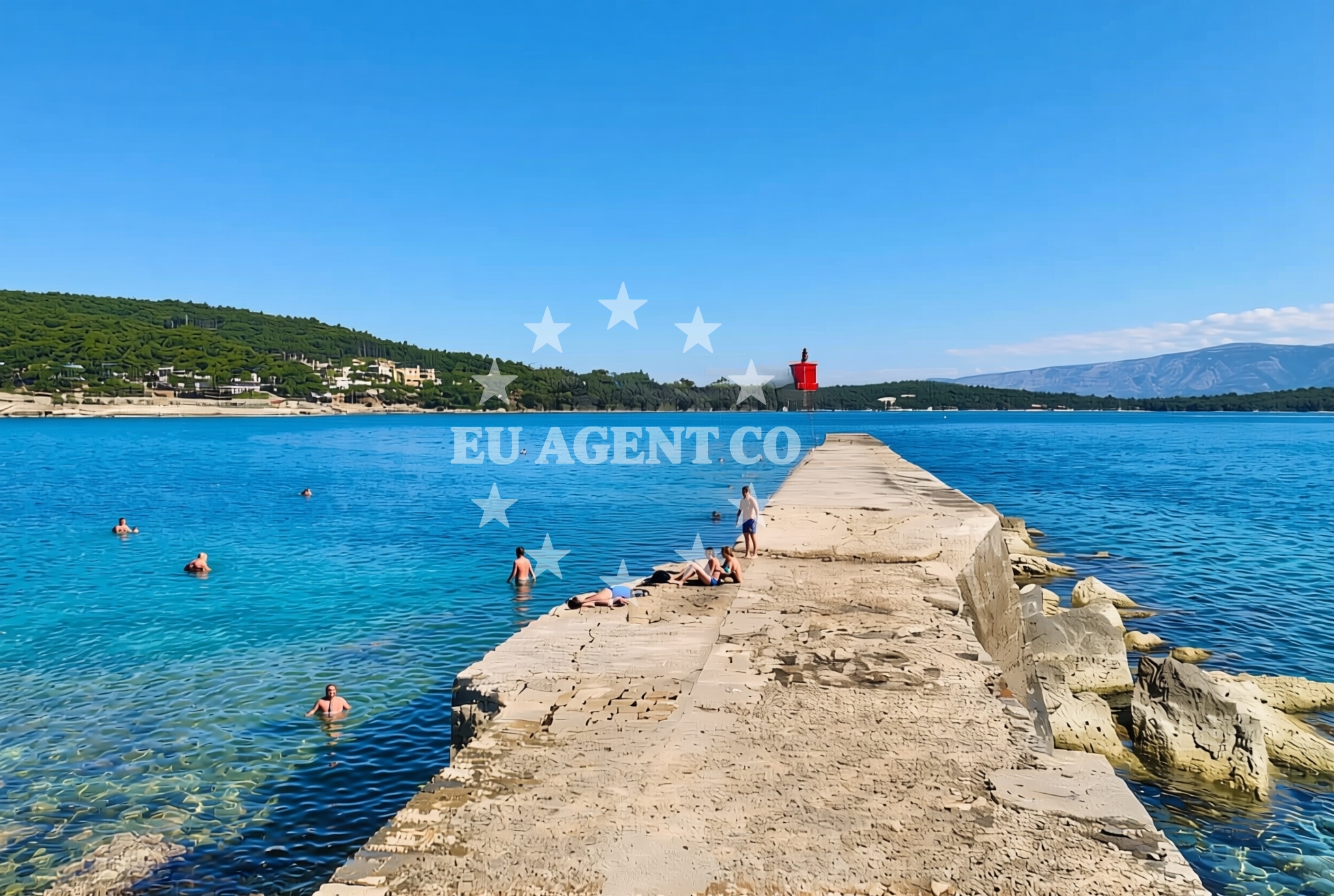 Additional view of Gradina (dog beach), Jelsa (Hvar) Beach in Gradina (plaža za pse)