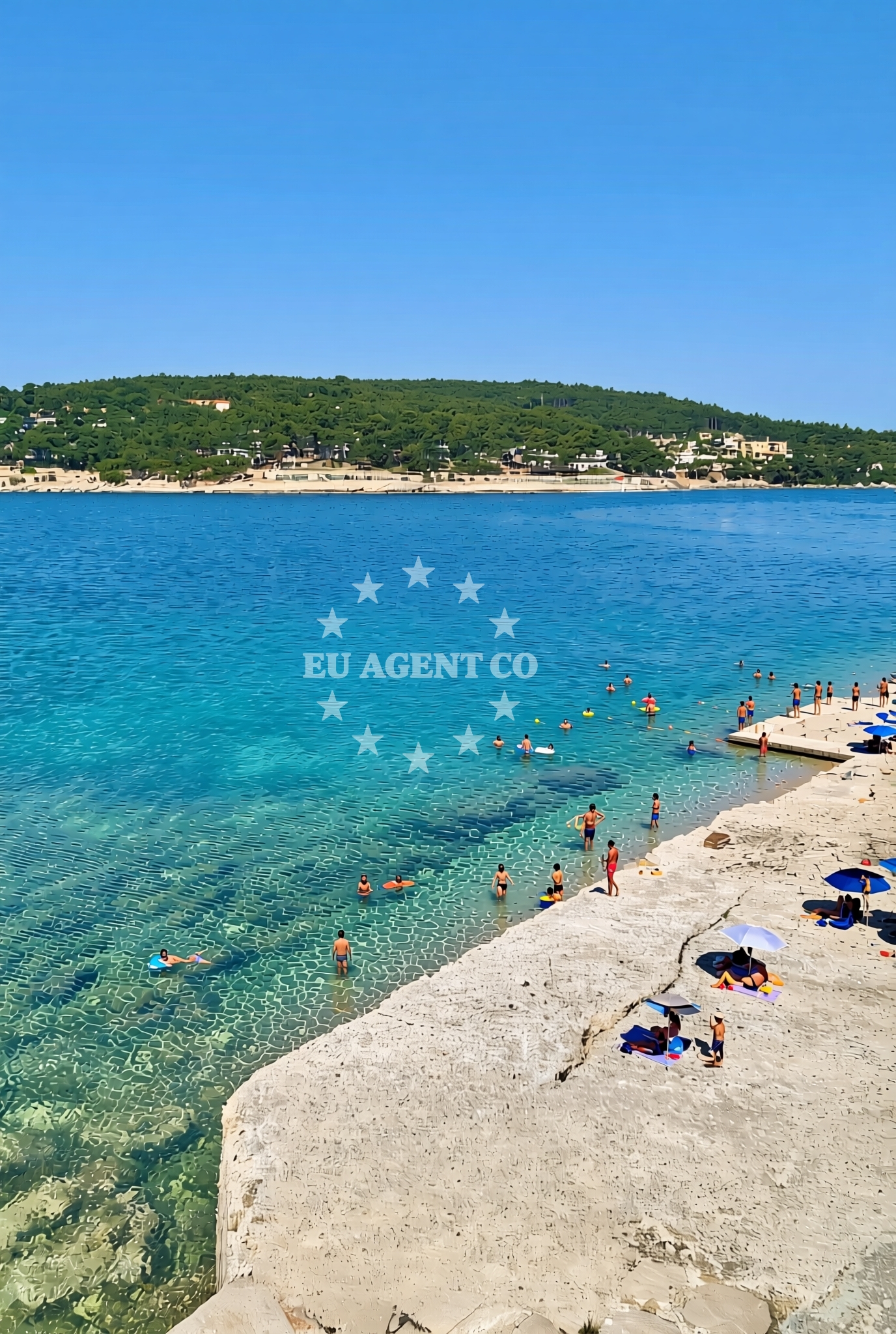 Additional view of Gradina (dog beach), Jelsa (Hvar) Beach in Gradina (plaža za pse)