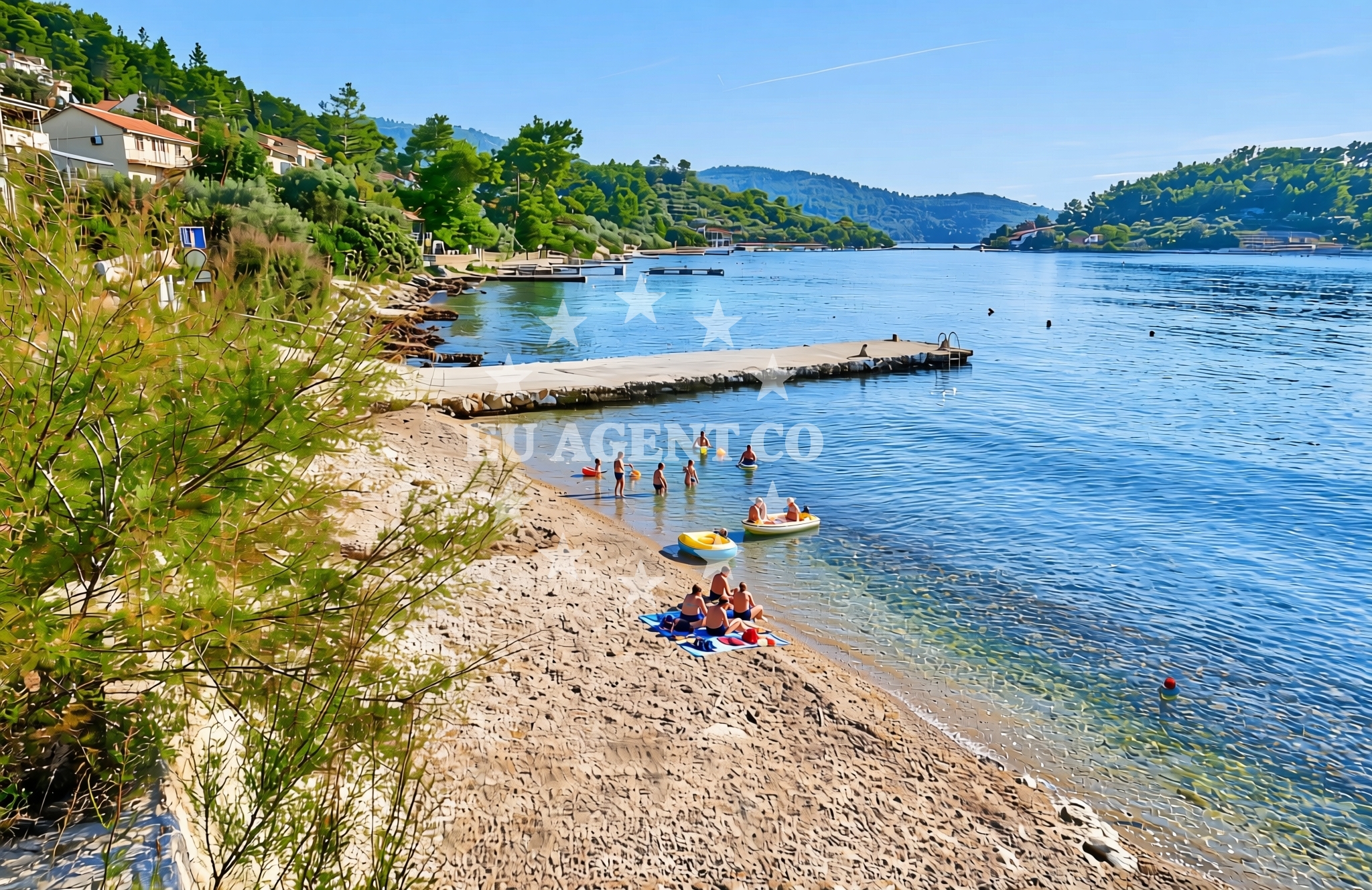 Additional view of Gradina istok, Vela Luka (Korčula) Beach in Gradina istok