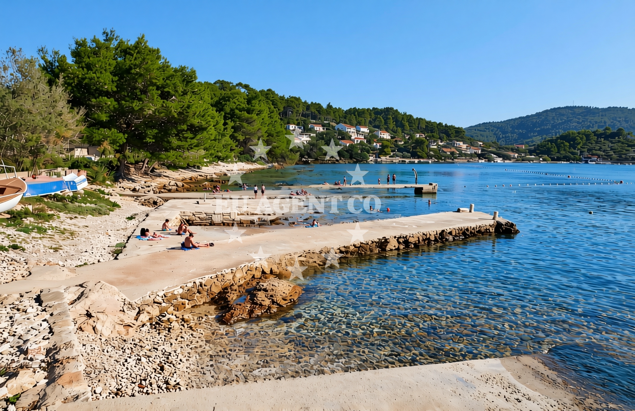 Additional view of Gradina zapad, Vela Luka (Korčula) Beach in Gradina zapad