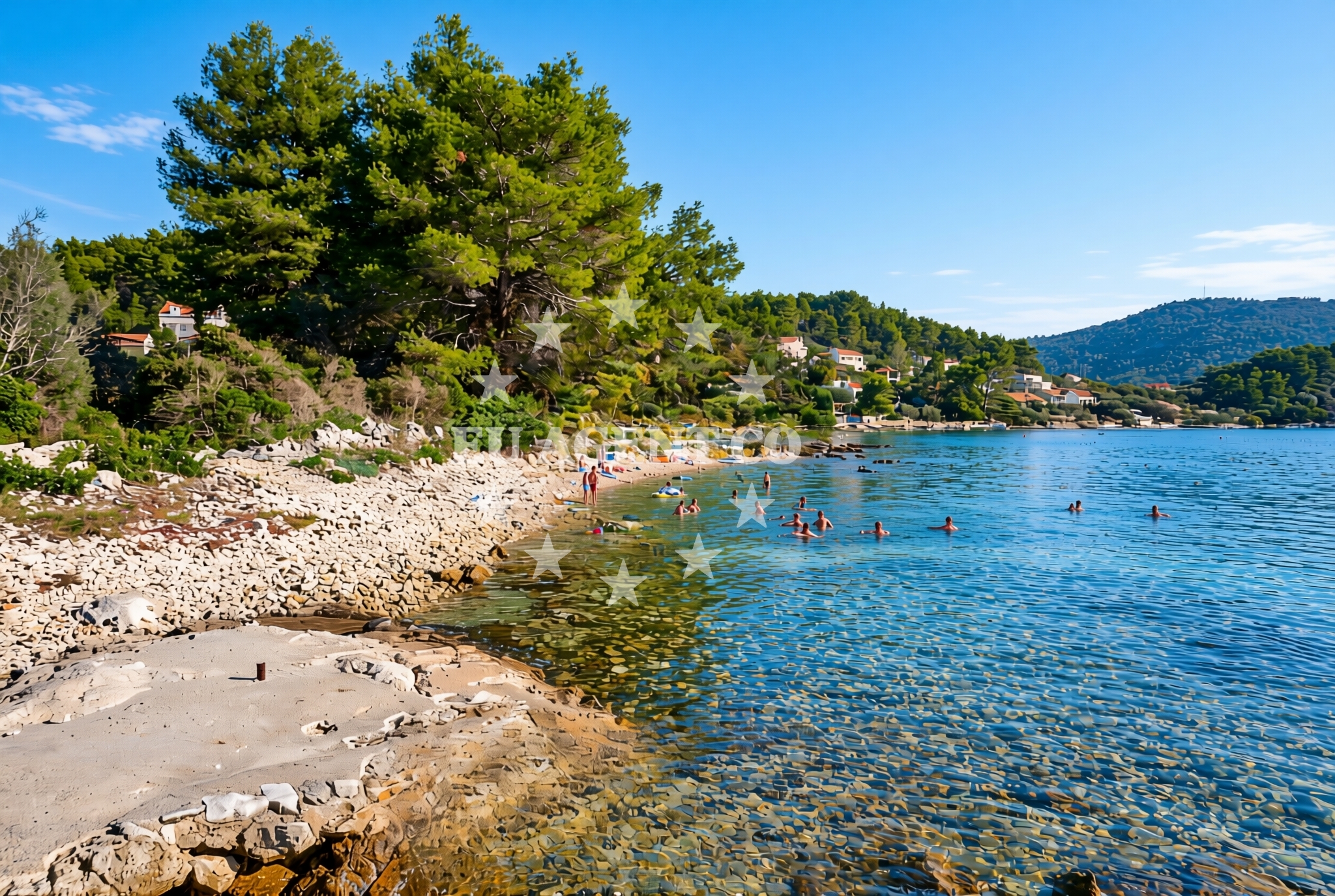 Additional view of Gradina zapad, Vela Luka (Korčula) Beach in Gradina zapad