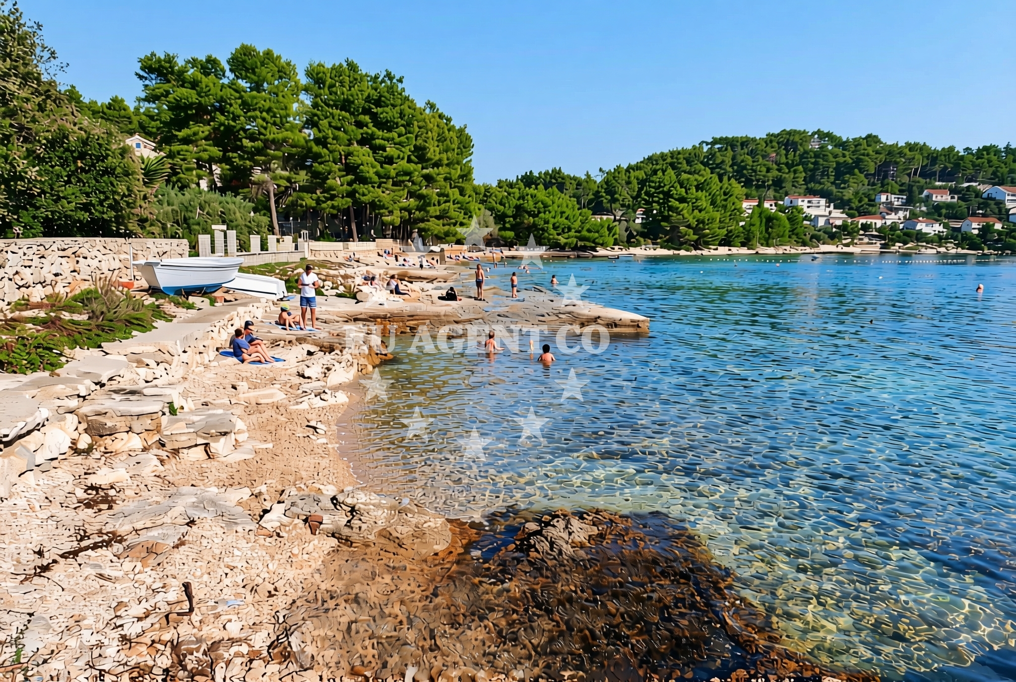 Additional view of Gradina zapad, Vela Luka (Korčula) Beach in Gradina zapad