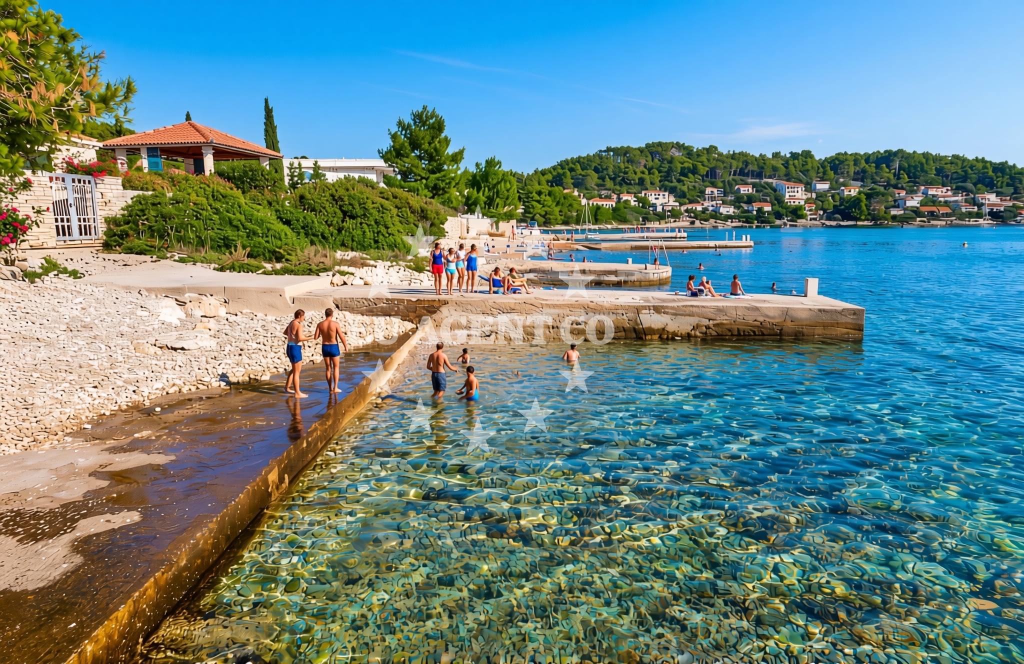 Additional view of Gradina zapad, Vela Luka (Korčula) Beach in Gradina zapad