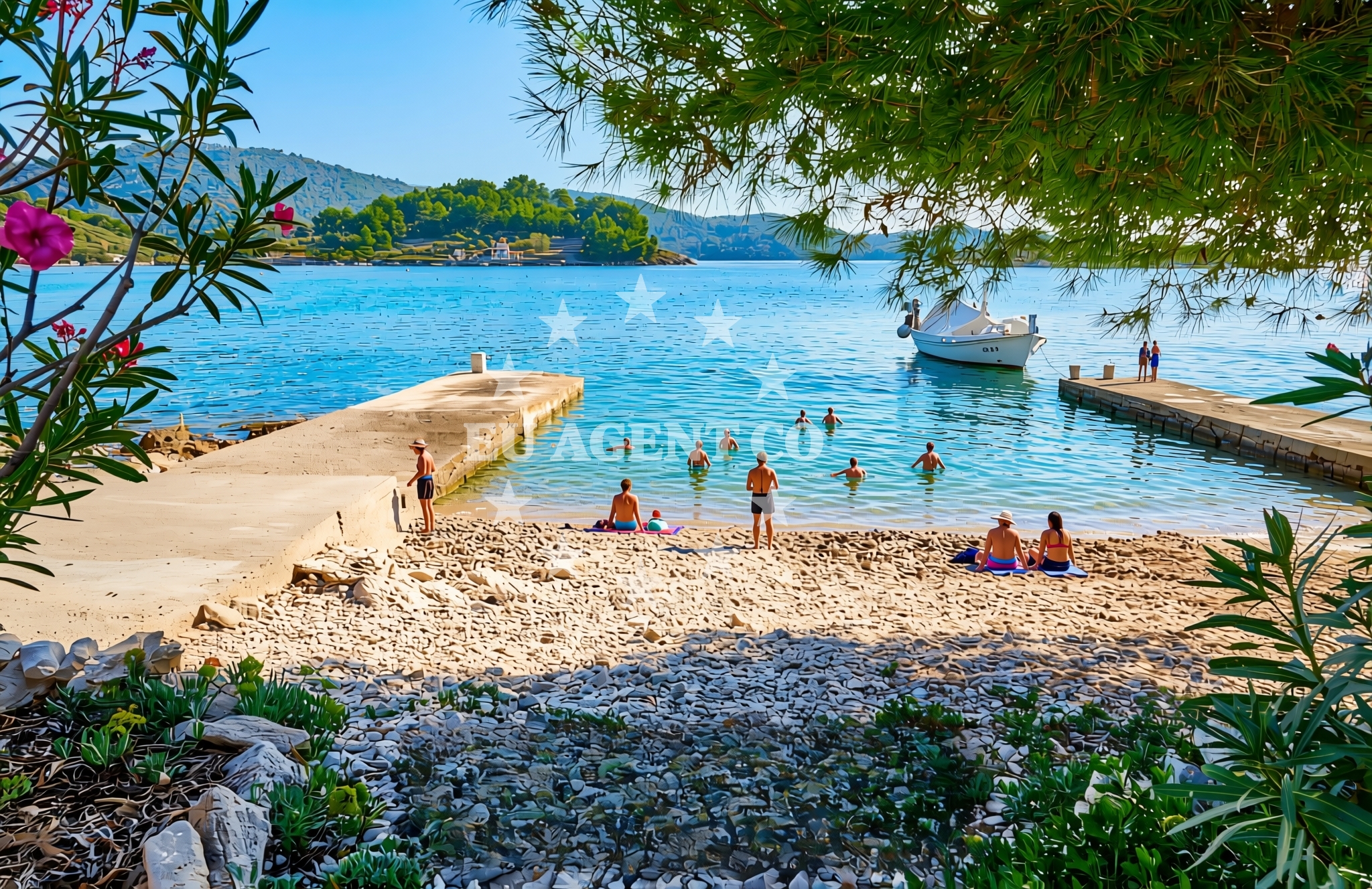 Additional view of Gradina zapad, Vela Luka (Korčula) Beach in Gradina zapad