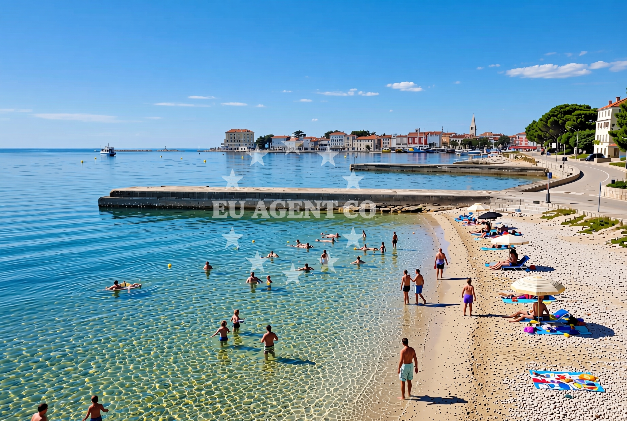 Additional view of Gradsko kupalište, Poreč Beach in Gradsko kupalište