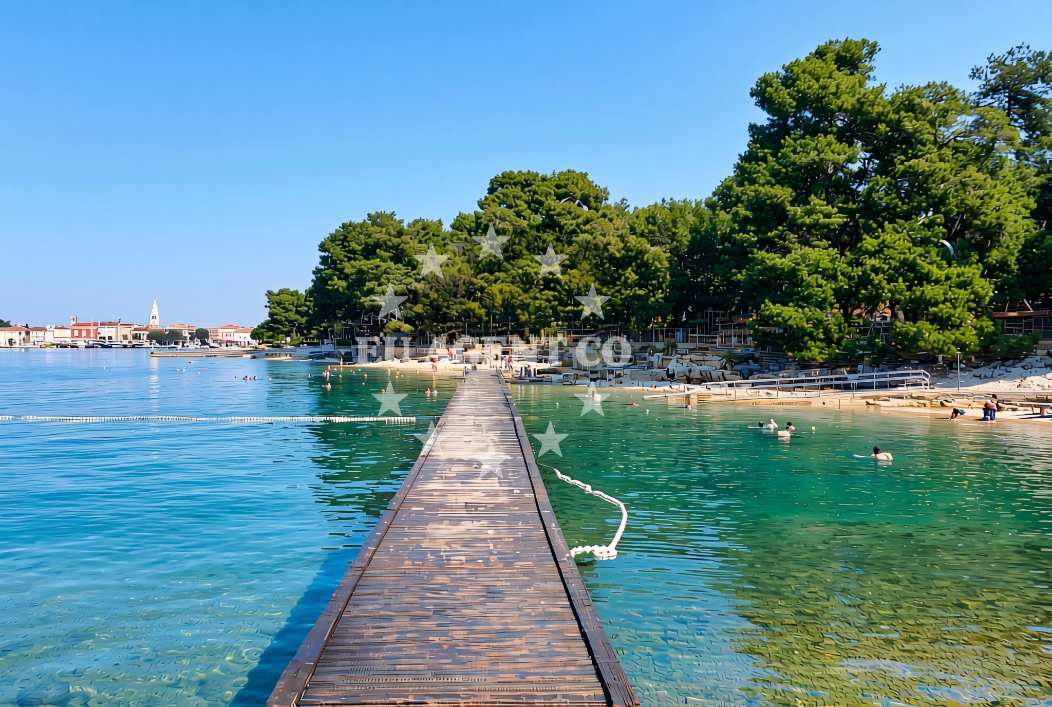 Additional view of Gradsko kupalište, Poreč Beach in Gradsko kupalište