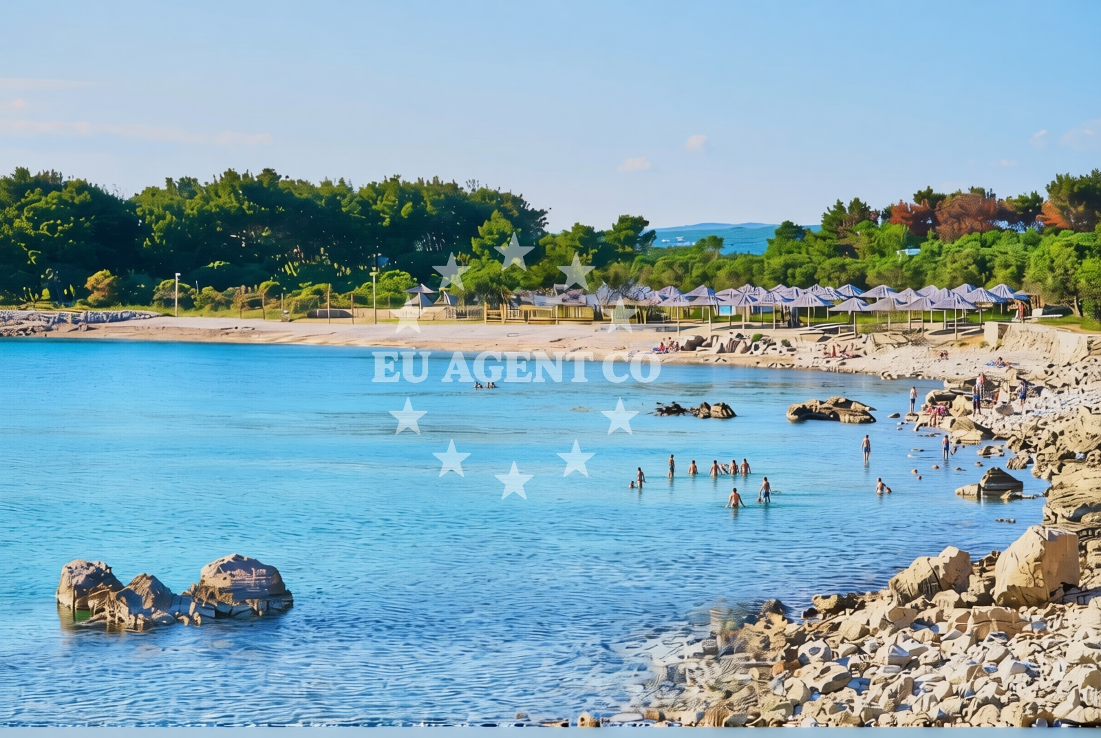 Additional view of Gramagul, Punat (Krk) Beach in Gramagul