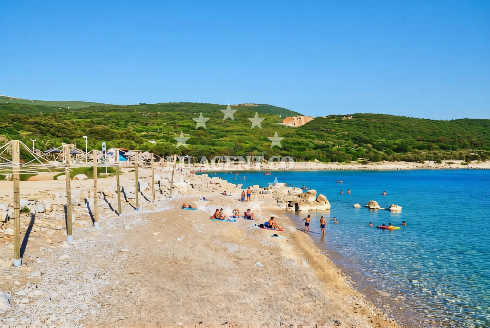 Additional view of Gramagul, Punat (Krk) Beach in Gramagul