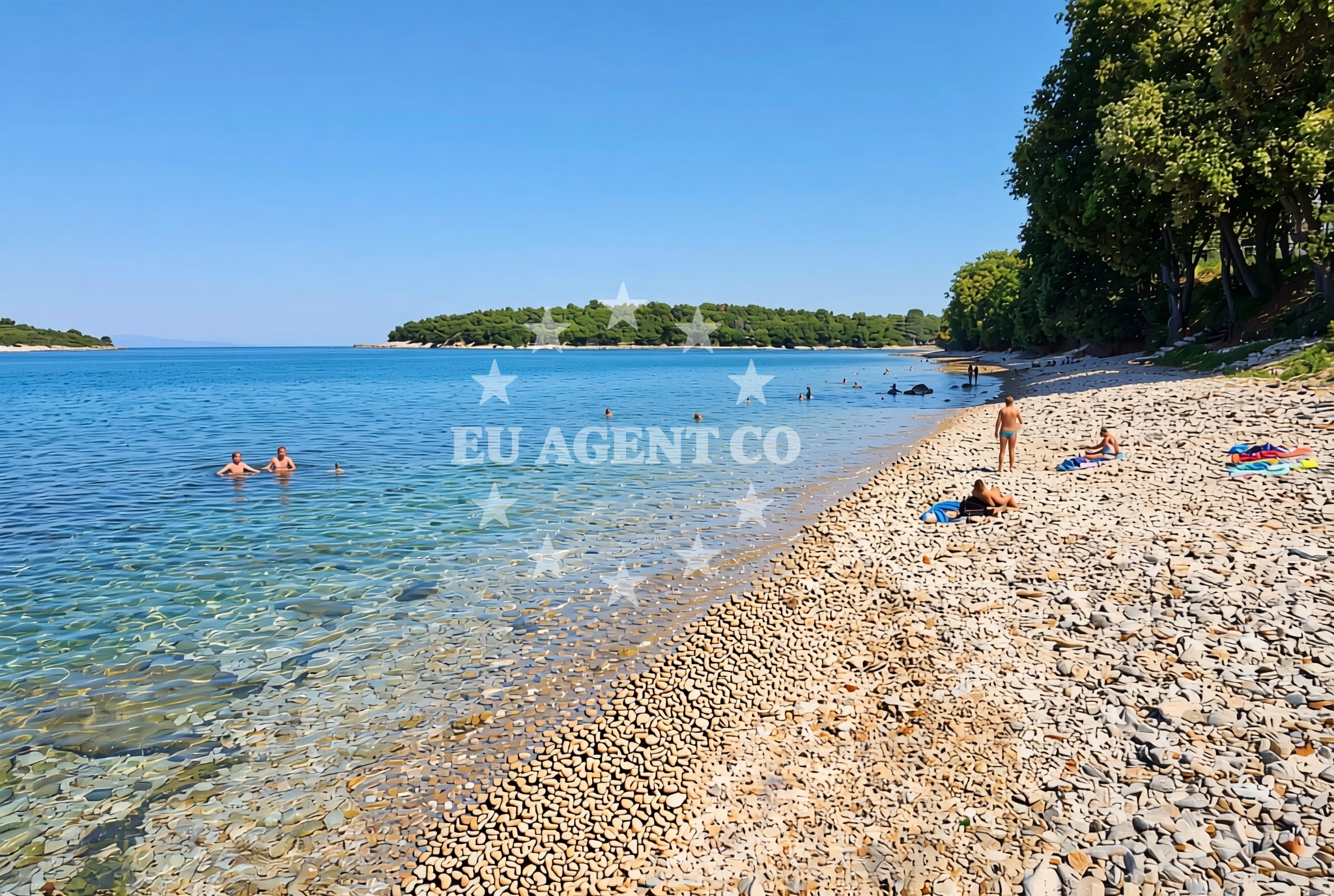 Overview of Grand Veleš, Banjole Beach in Grand Veleš