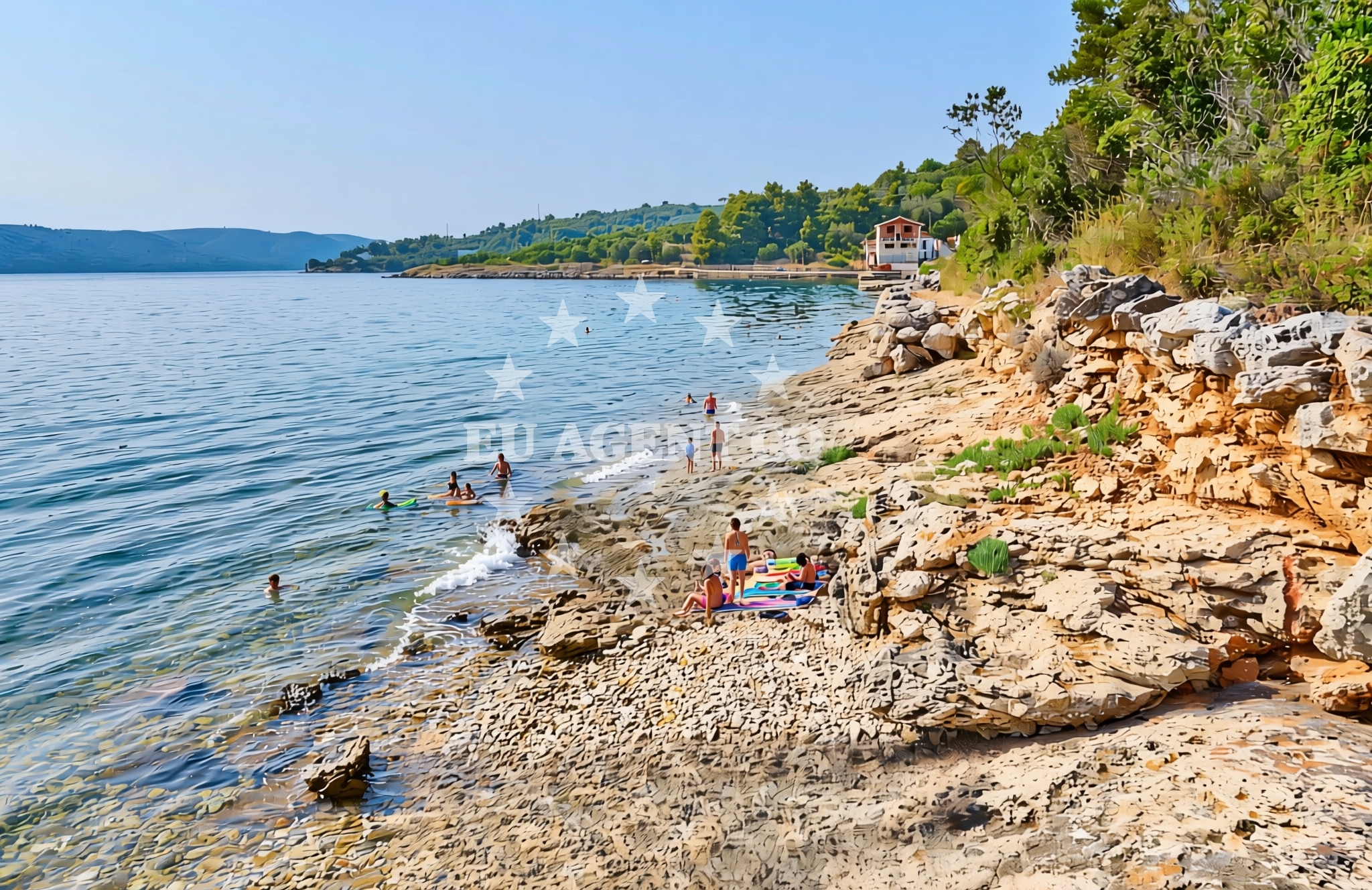 Additional view of Grbačina, Rava (Rava) Beach in Grbačina