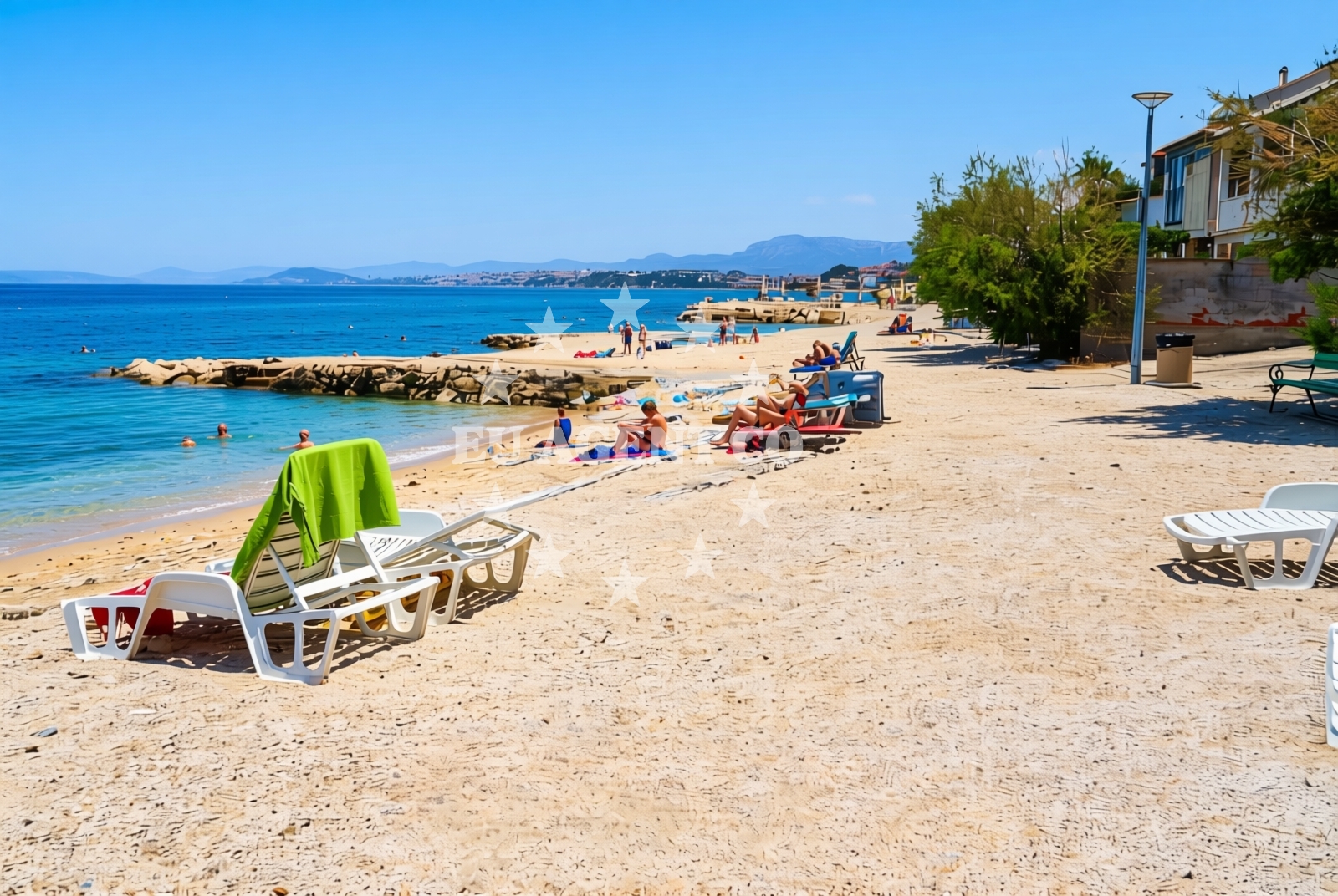 Sea and coastal view of Grbavac, Podstrana - Grbavac Beach in Grbavac