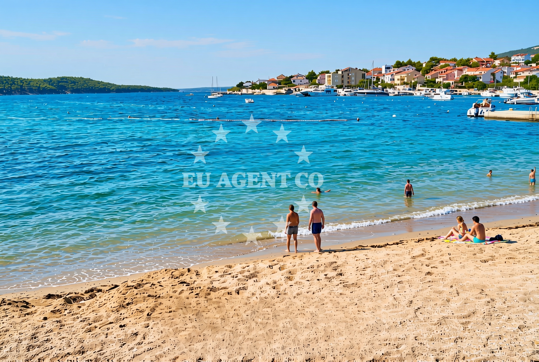 Additional view of Grci, Barbat na Rabu (Rab) Beach in Grci