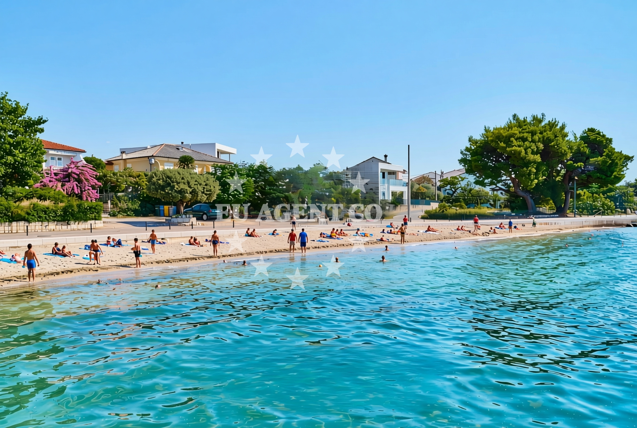 Additional view of Grci, Barbat na Rabu (Rab) Beach in Grci