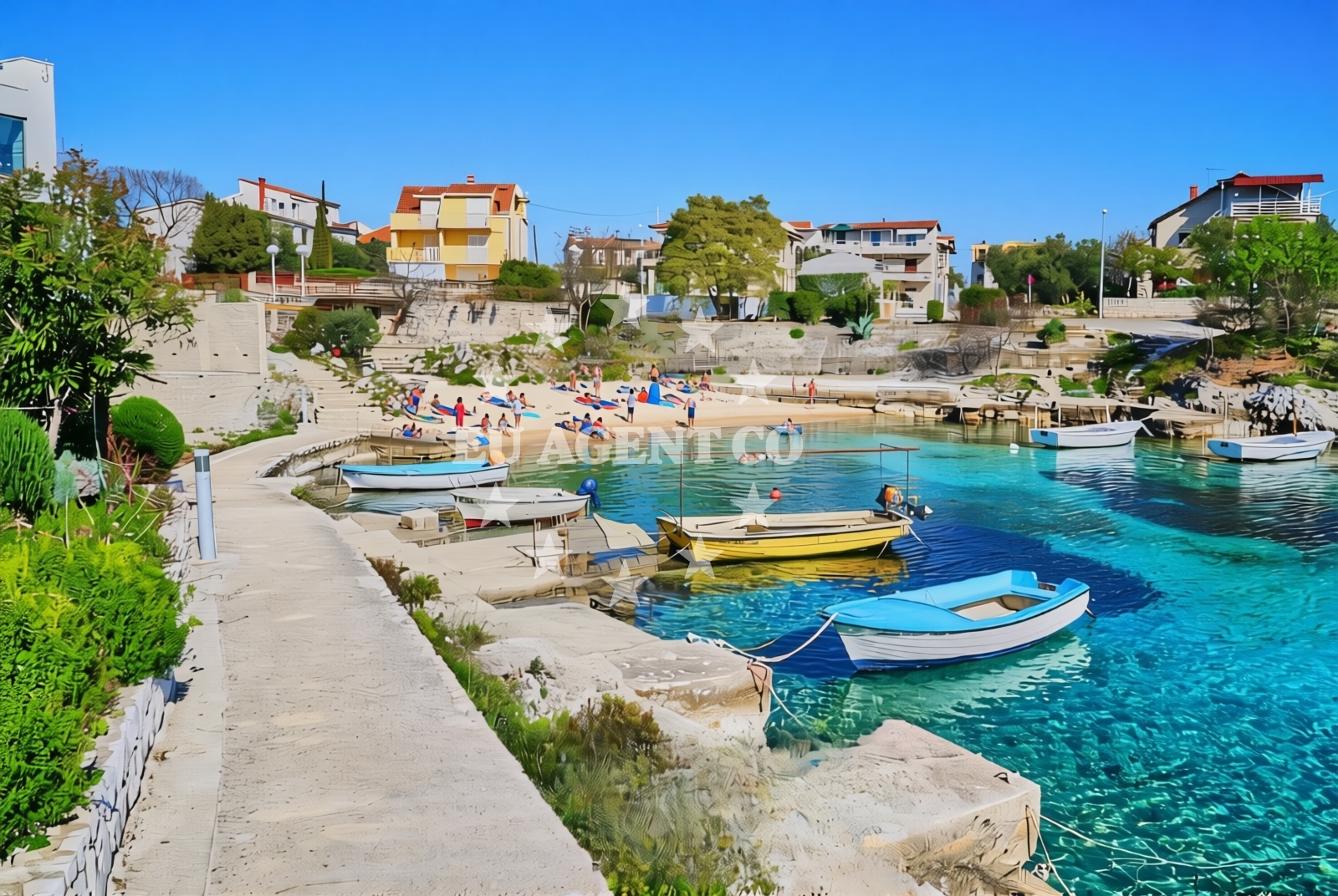 Additional view of Grgic beach in , Rogoznica