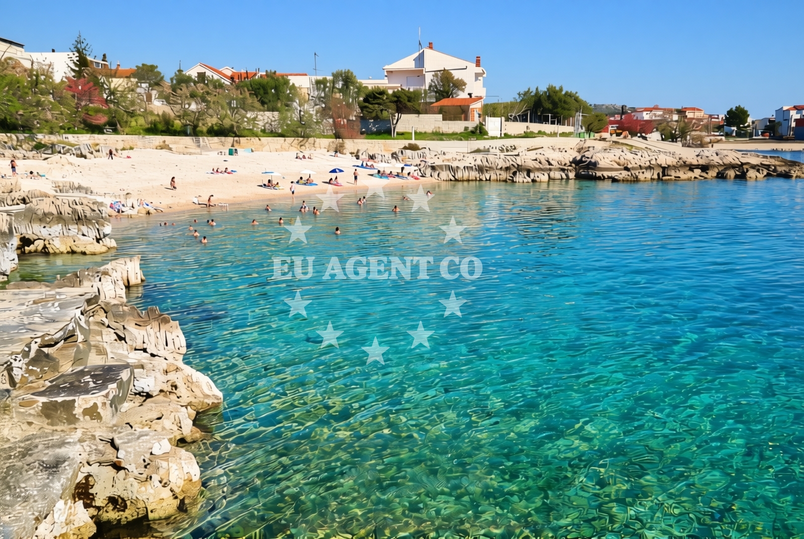 Additional view of Grgic beach in , Rogoznica