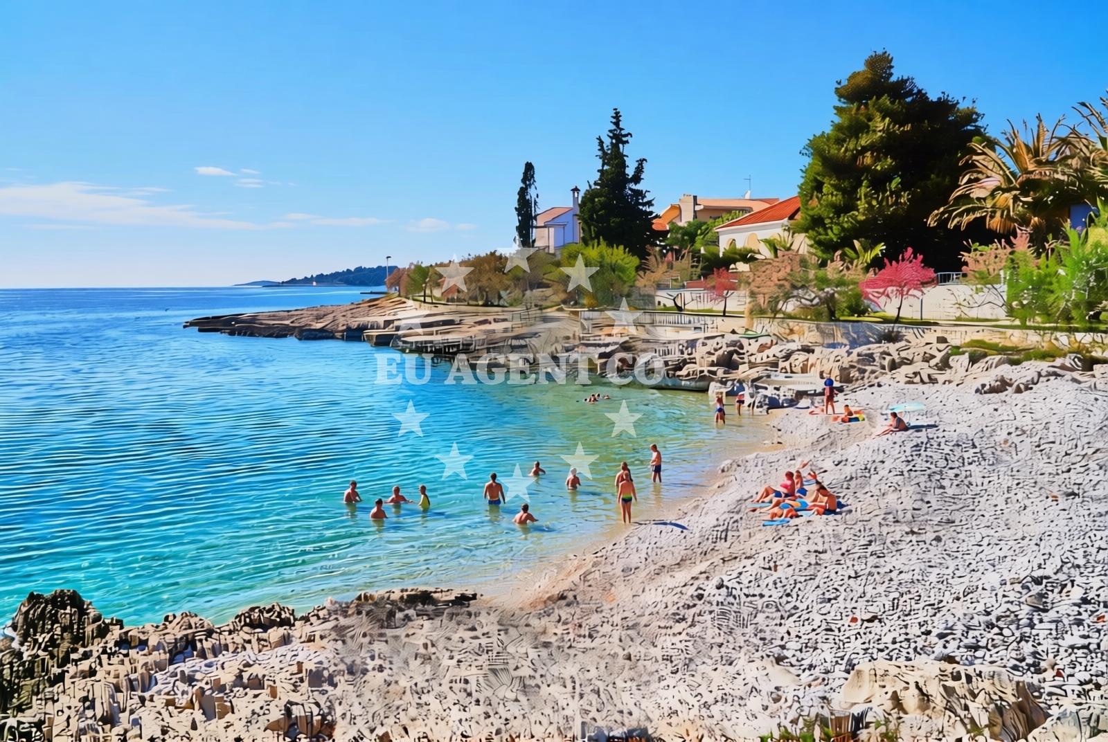 Additional view of Grgic beach in , Rogoznica
