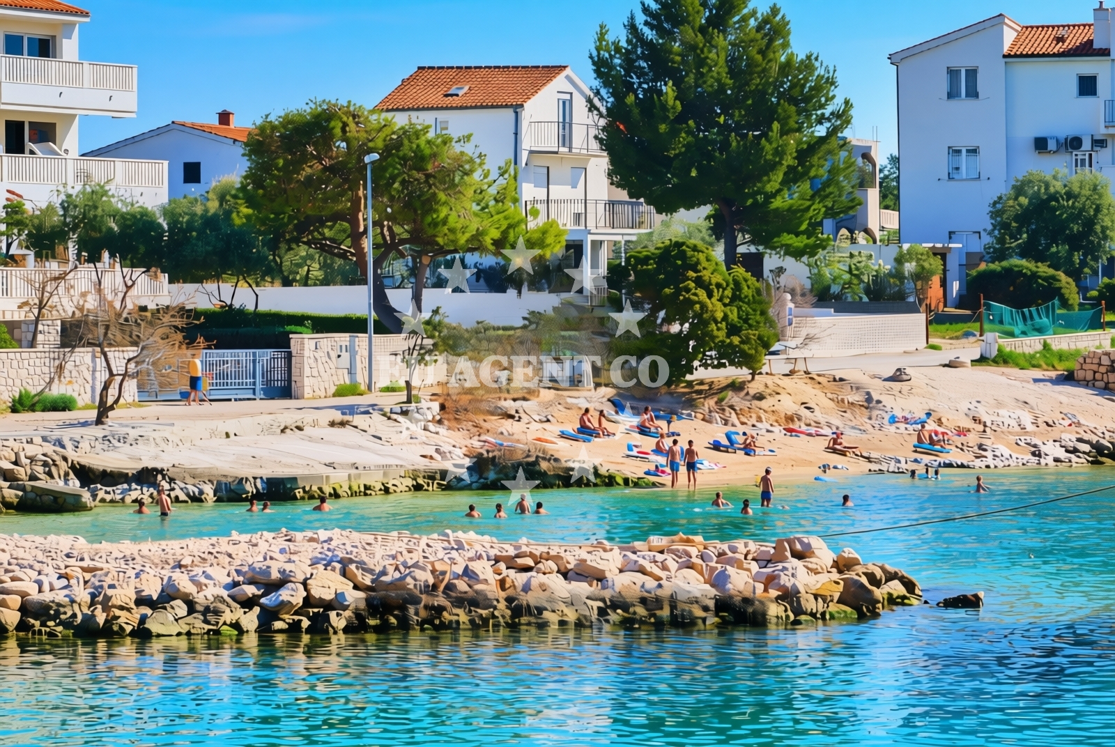 Additional view of Grgic beach in , Rogoznica