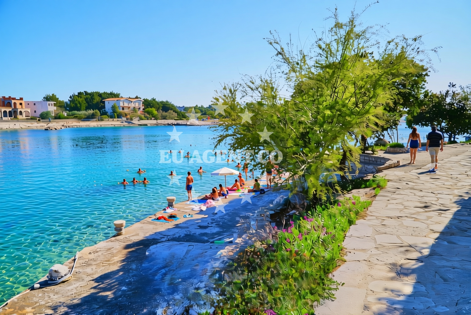 Additional view of Grgic beach in , Rogoznica