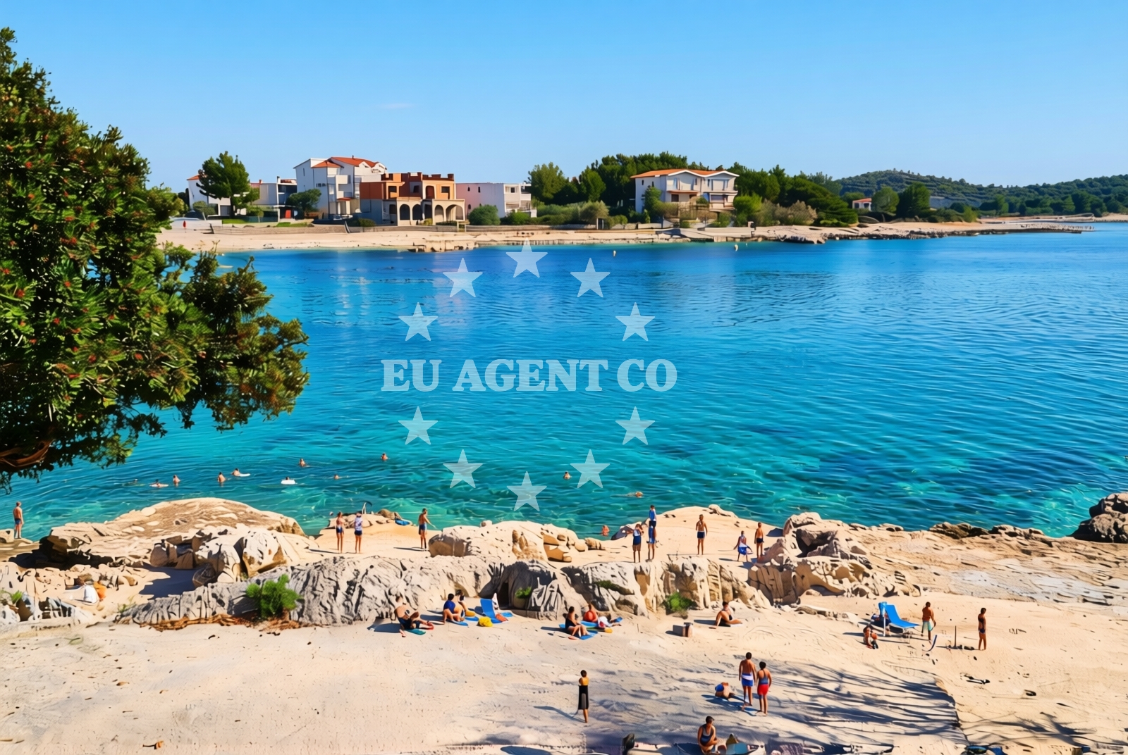 Additional view of Grgic beach in , Rogoznica