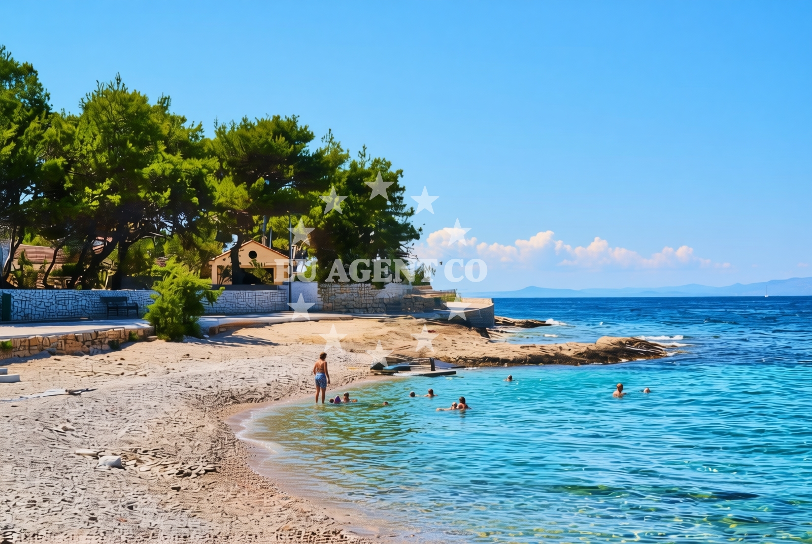Additional view of Grgina beach in Perića Kala 1, Sutivan