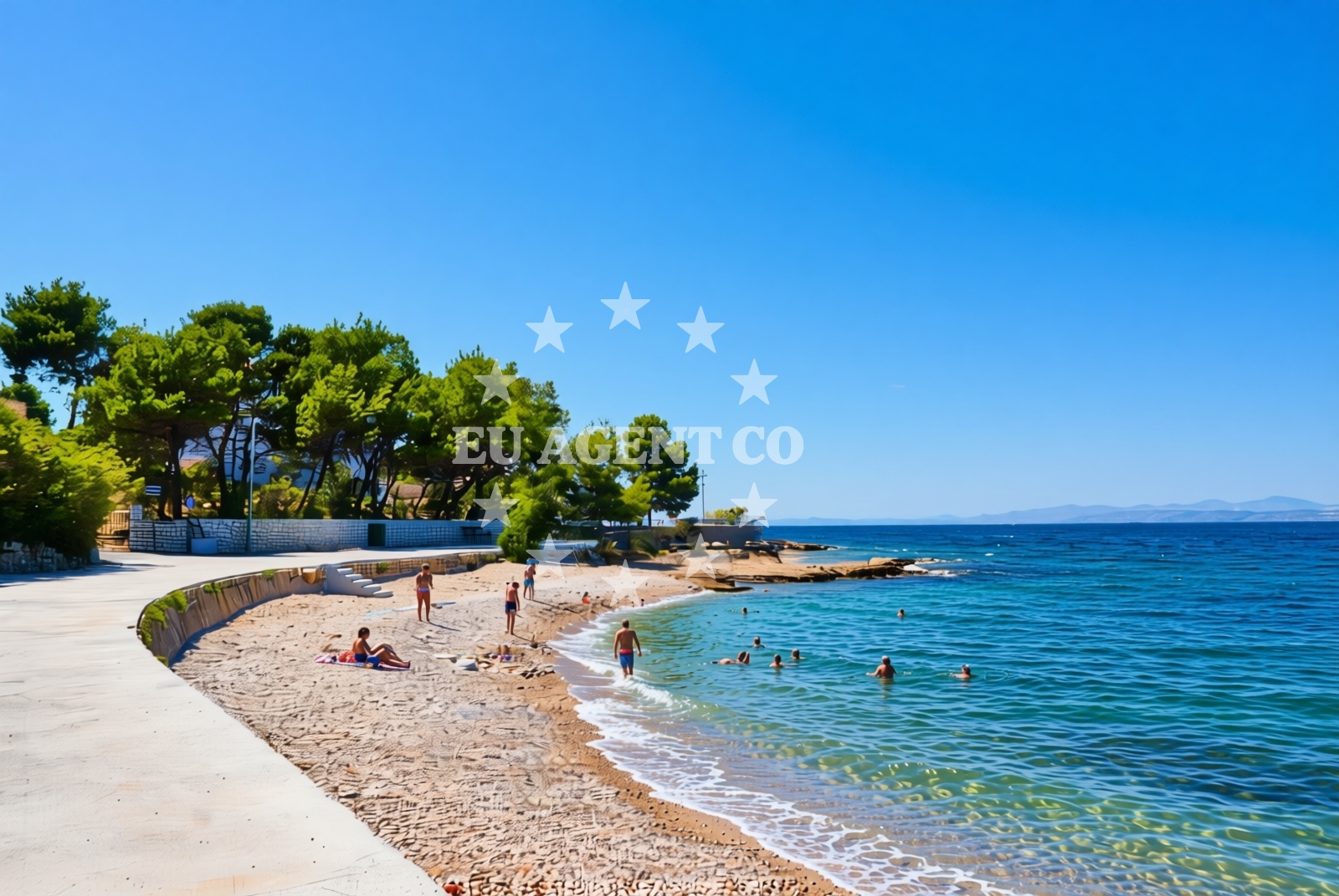 Additional view of Grgina beach in Perića Kala 1, Sutivan