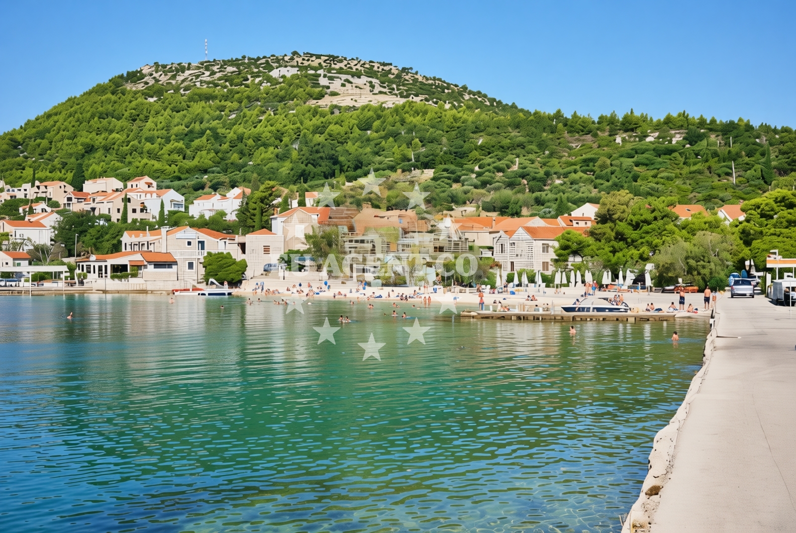 Additional view of Grgurici II beach in 58 Grgurići, Slano