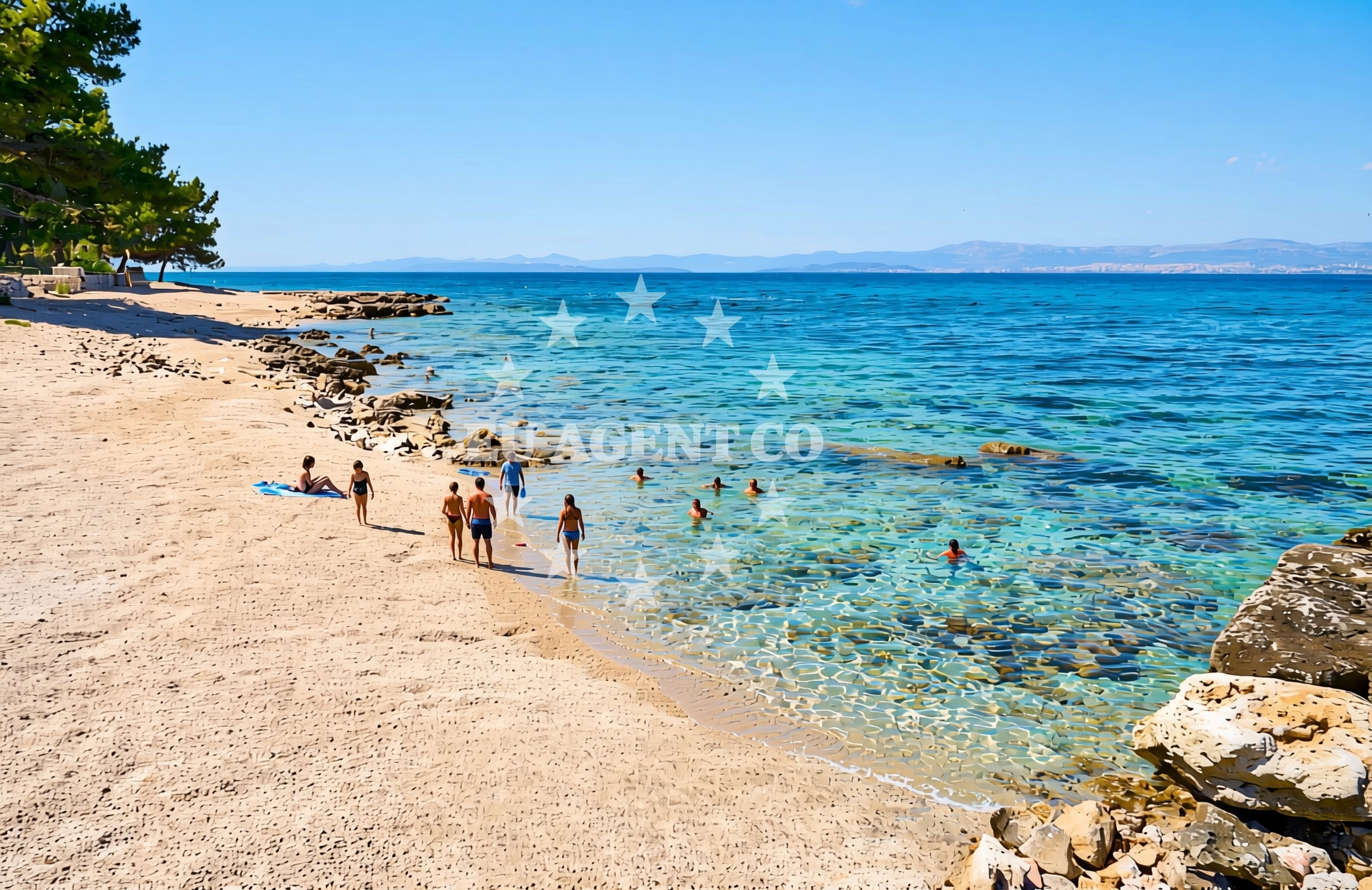 Additional view of Grižnjaci, Sutivan (Brač) Beach in Grižnjaci
