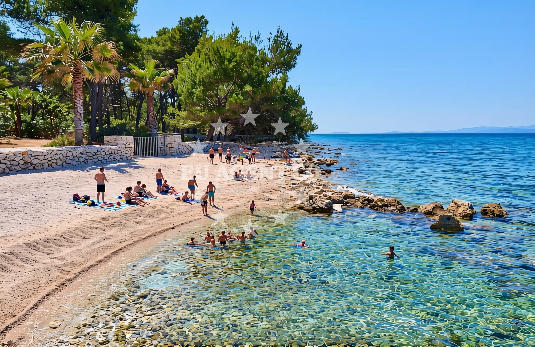 Additional view of Grižnjaci, Sutivan (Brač) Beach in Grižnjaci