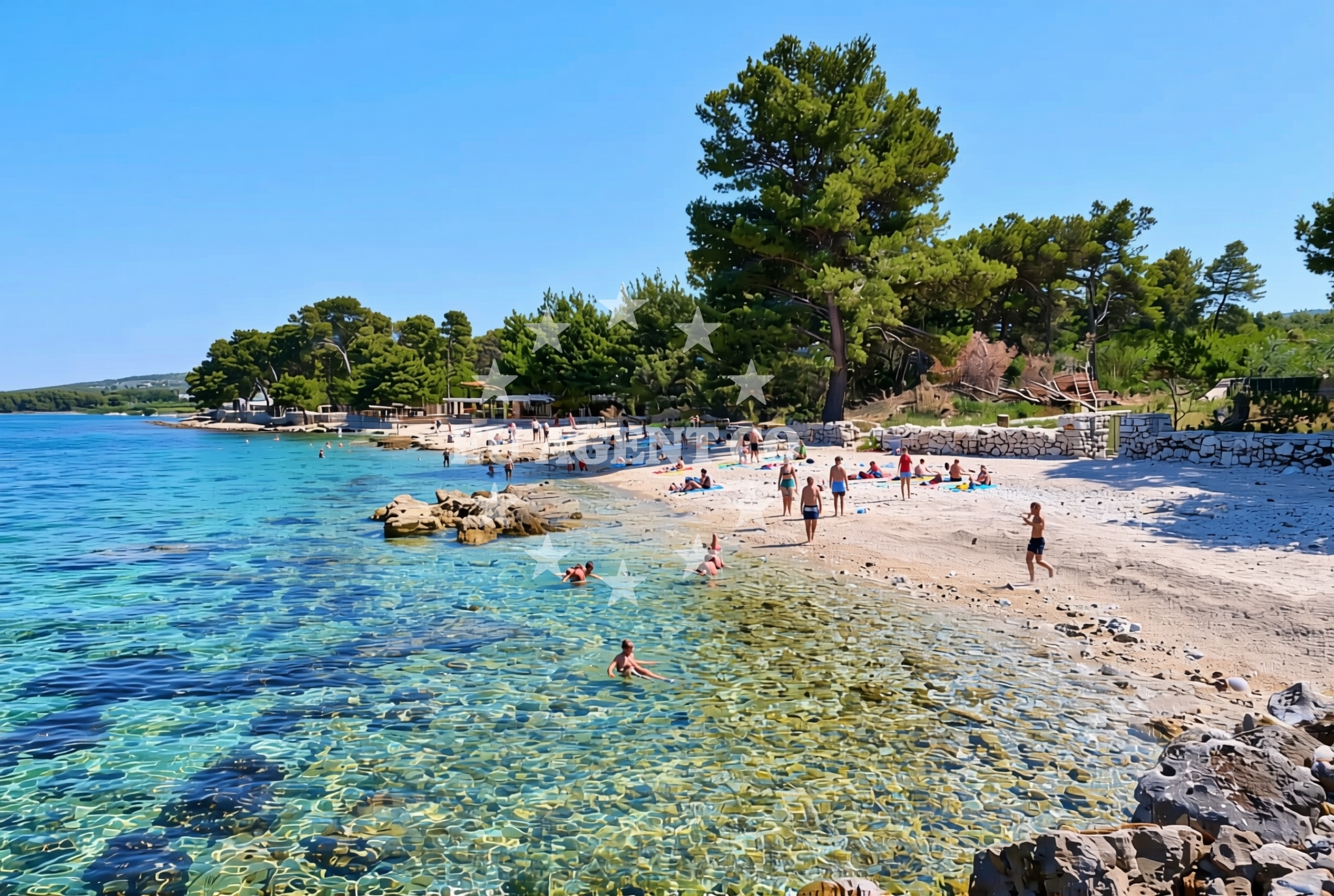 Additional view of Grižnjaci, Sutivan (Brač) Beach in Grižnjaci
