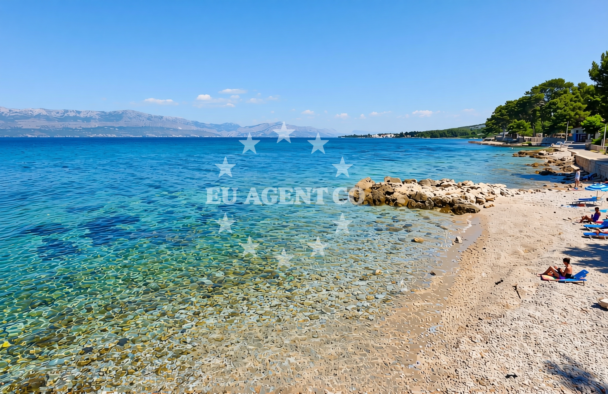 Additional view of Grižnjaci, Sutivan (Brač) Beach in Grižnjaci