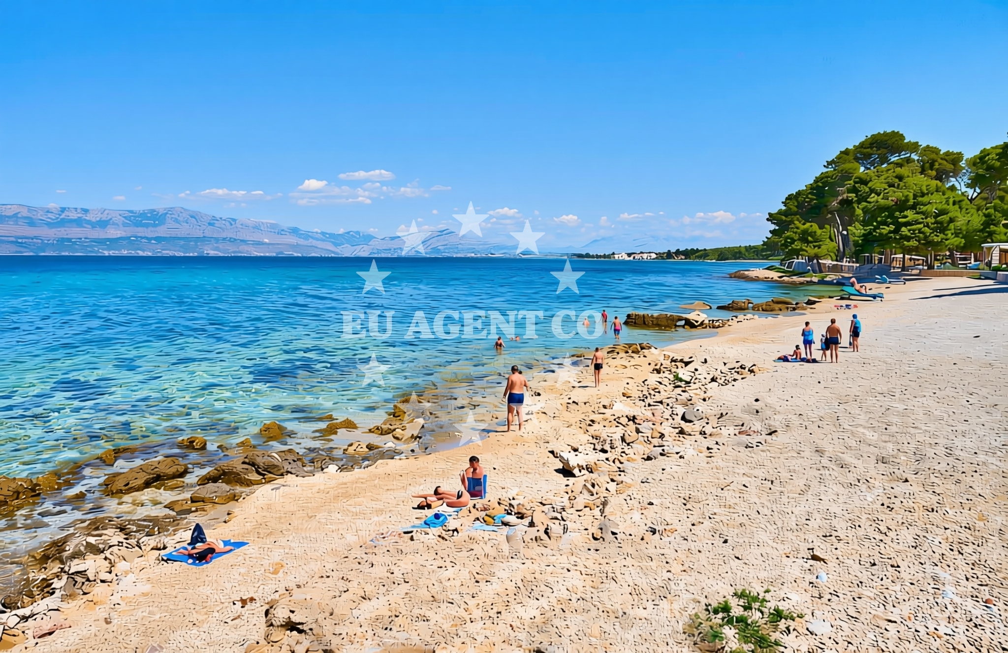 Additional view of Grižnjaci, Sutivan (Brač) Beach in Grižnjaci