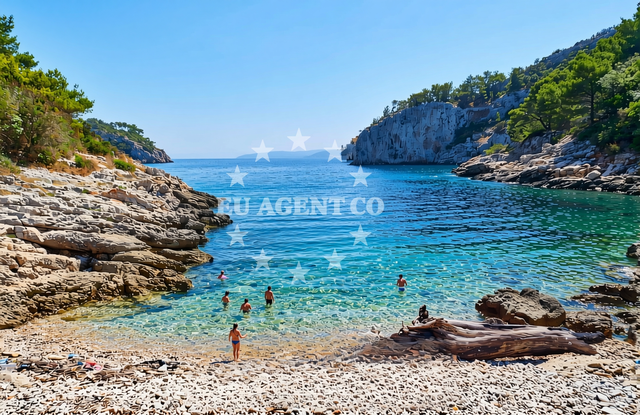 Beach facilities and surroundings at Grohote (Šolta): beaches and coves (3) in Grohote (Šolta)