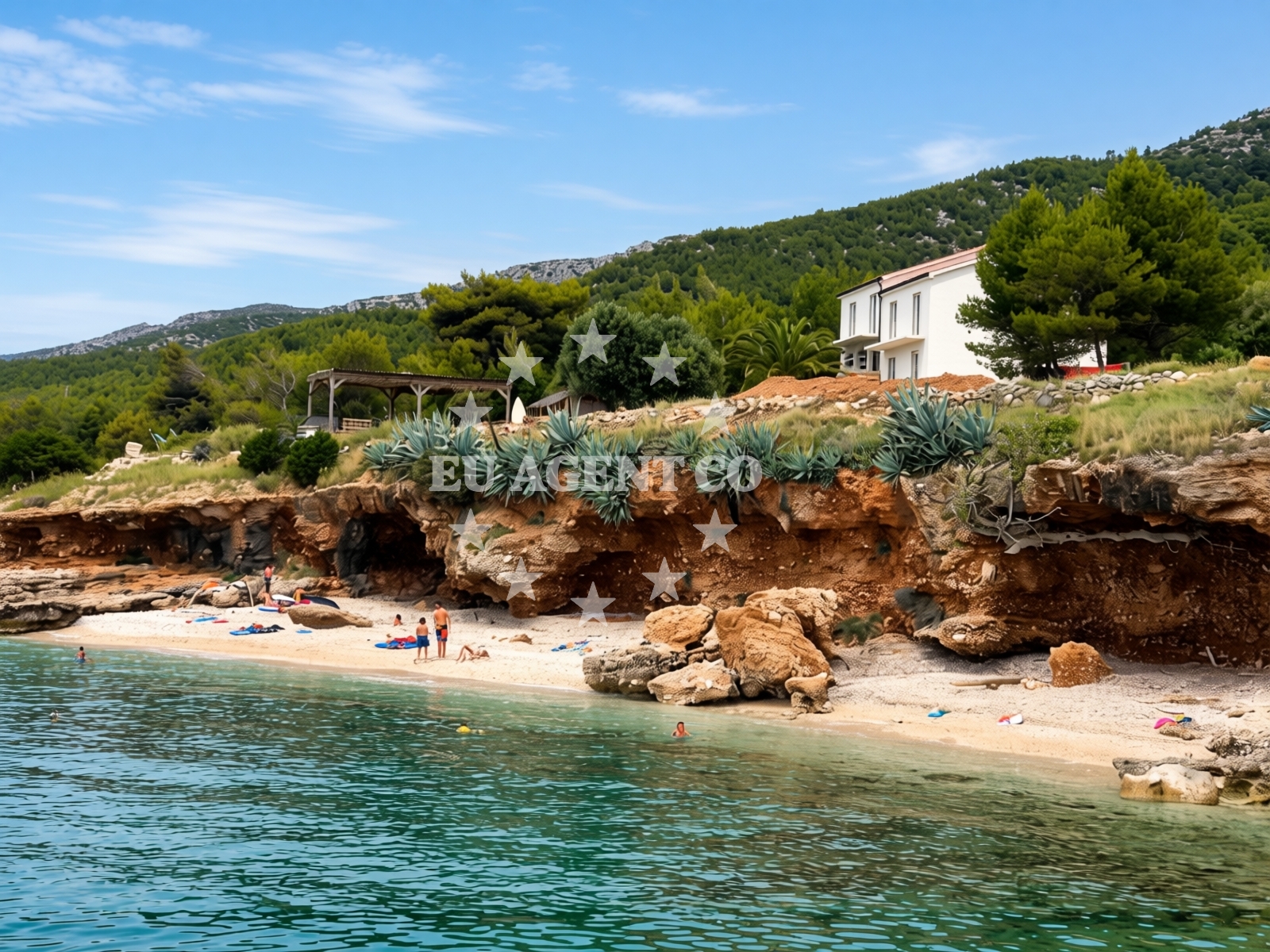 Additional view of Gromin Dolac beach in Zavala 151 A (ground floor), Zavala