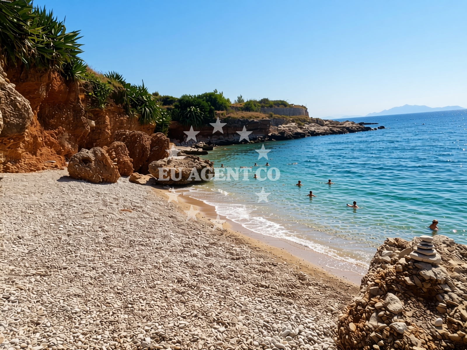 Additional view of Gromin Dolac beach in Zavala 151 A (ground floor), Zavala
