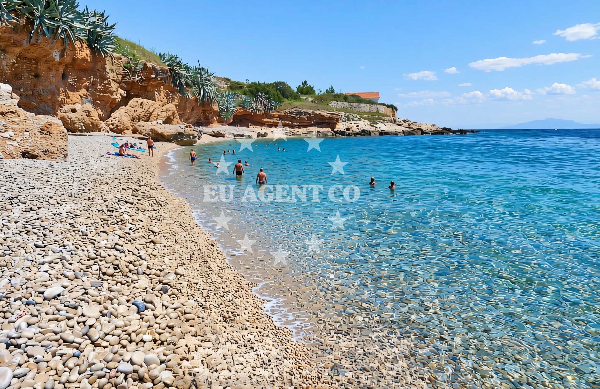 Additional view of Gromin Dolac beach in Zavala 151 A (ground floor), Zavala