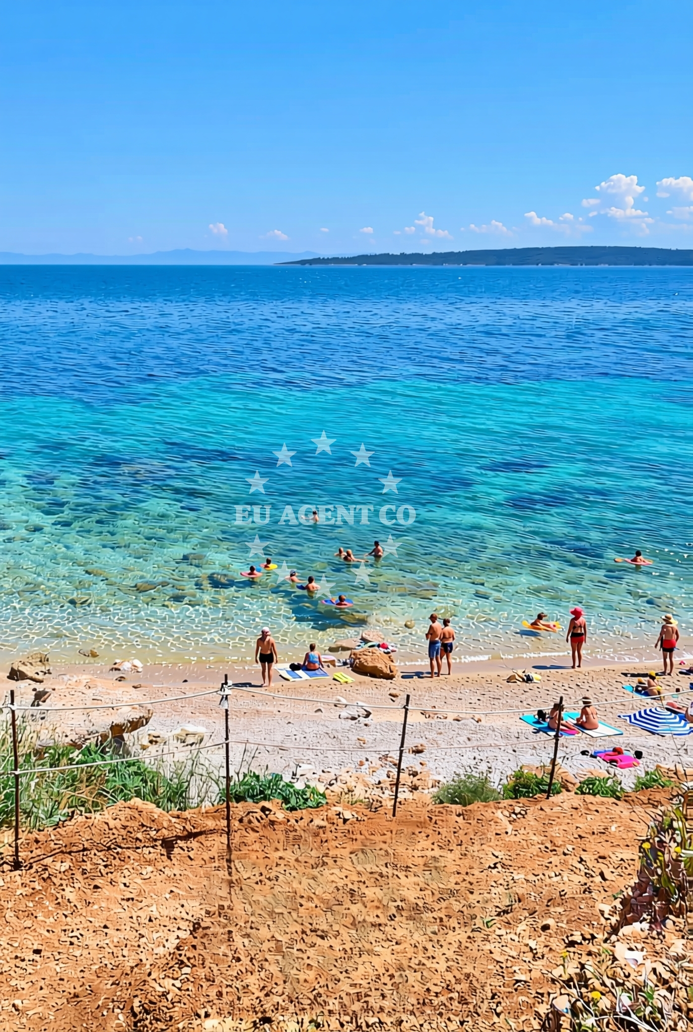 Shoreline and swimming area at Gromin Dolac (Hvar): beaches and coves (3) in Gromin Dolac (Hvar)