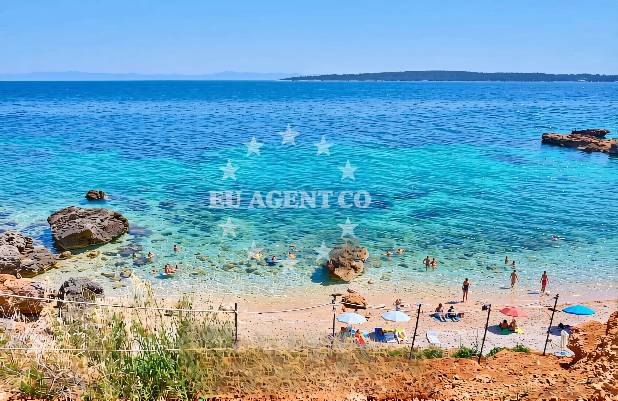 Sea and coastal view of Gromin Dolac (Hvar): beaches and coves (3) in Gromin Dolac (Hvar)
