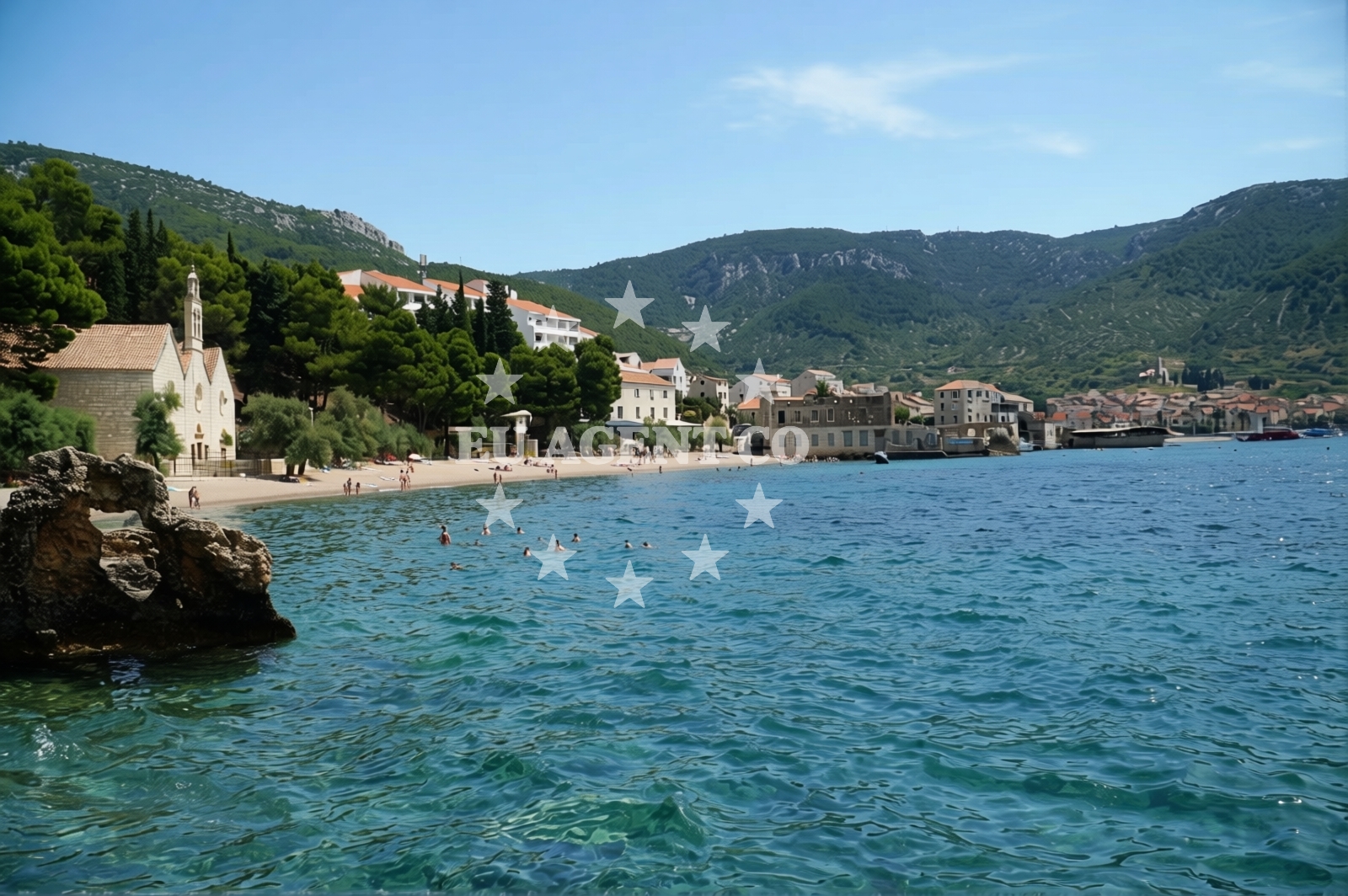 Additional view of Gusarica beach in Ulica Kondijina Stroda 6, Komiža